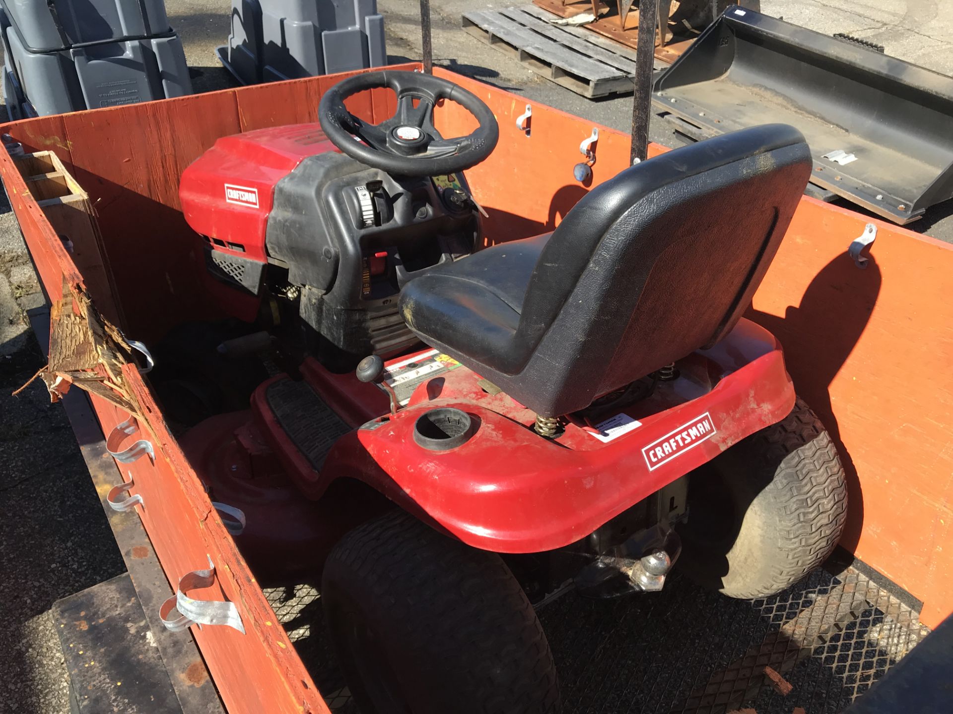 Craftsman Riding Mower with Trailer (Located at 8300 National Highway, Pennsauken, NJ) - Image 5 of 8