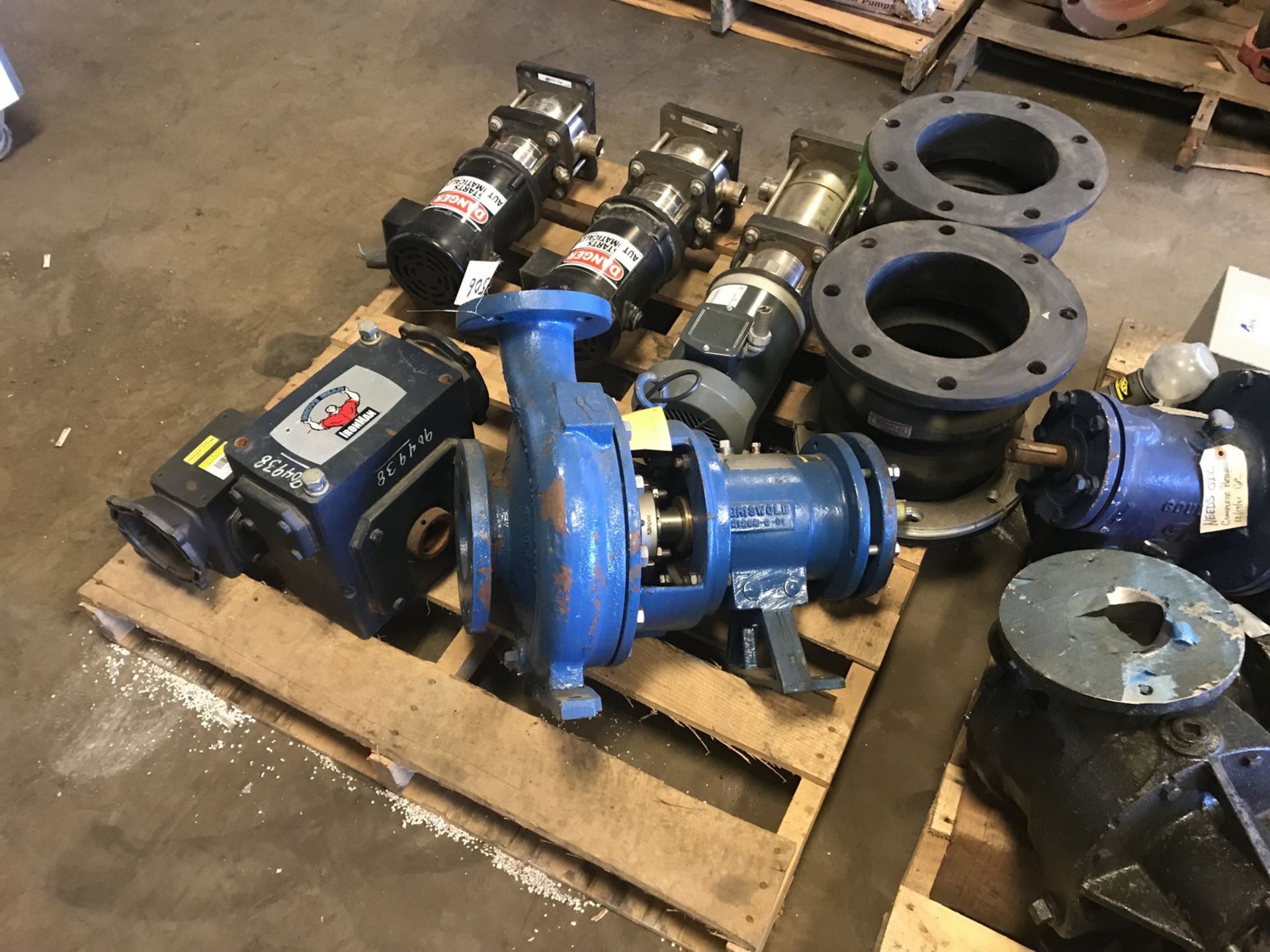 Skid with (4) Pumps, (2) Gear Reducers and (2) Expansions (Located at 8300 National Highway, - Image 3 of 8