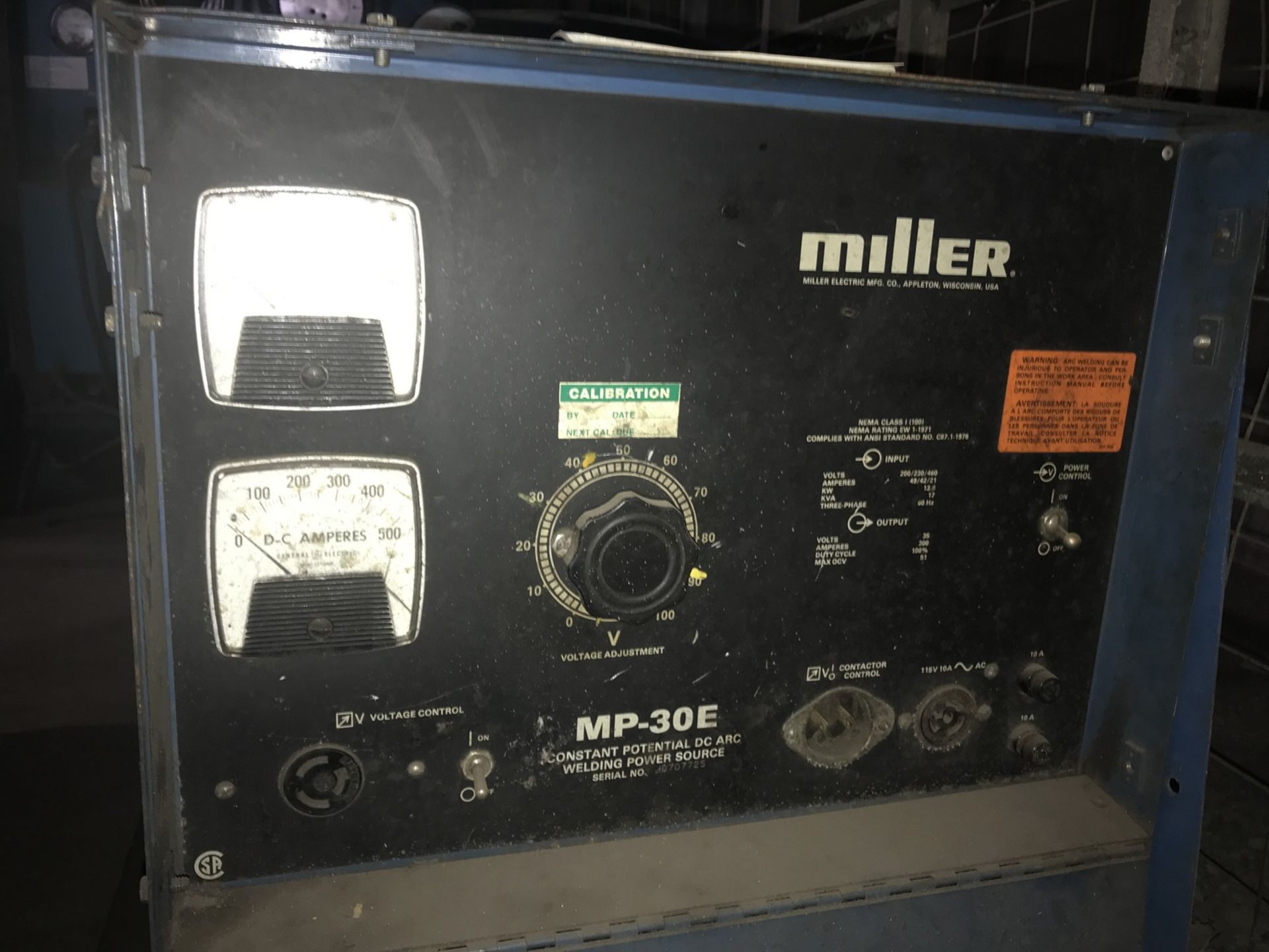 Miller Mdl. MP-30E Welder (This Lot is located at 420 Station Road, Quakertown, PA) - Image 2 of 2