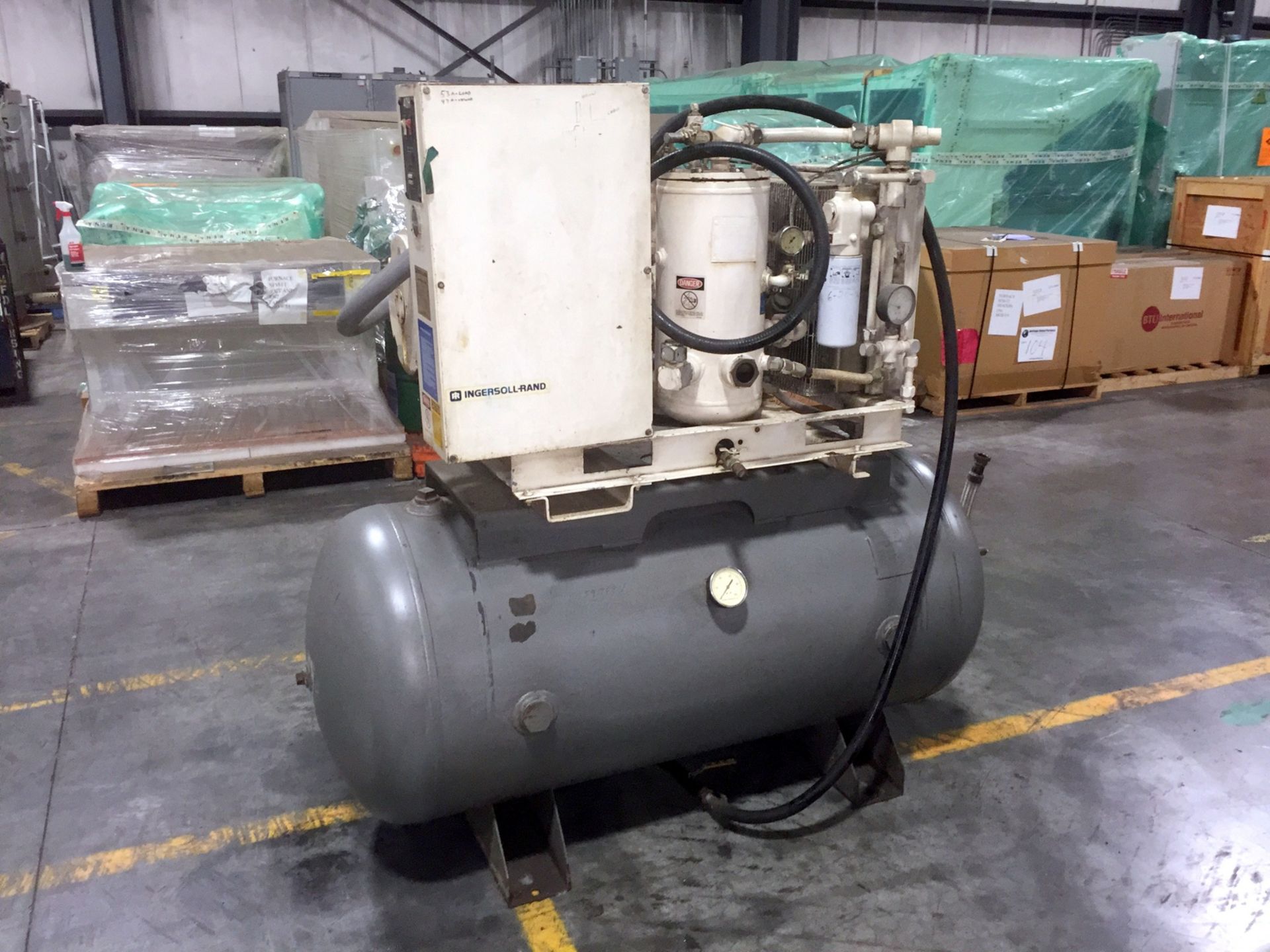 Ingersoll Rand Mdl. 40H-SP Rotary Screw Compressor, Capacity 153 ACFM, Maximum Discharge Pressure