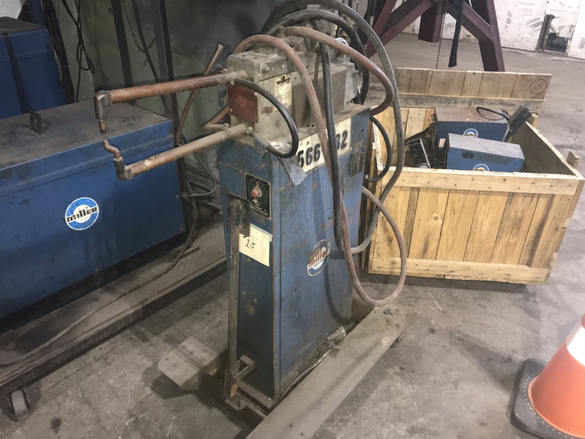 Miller Mdl. MPS 20FT Portable Spot Welder (This Lot is located at 420 Station Road, Quakertown, PA)