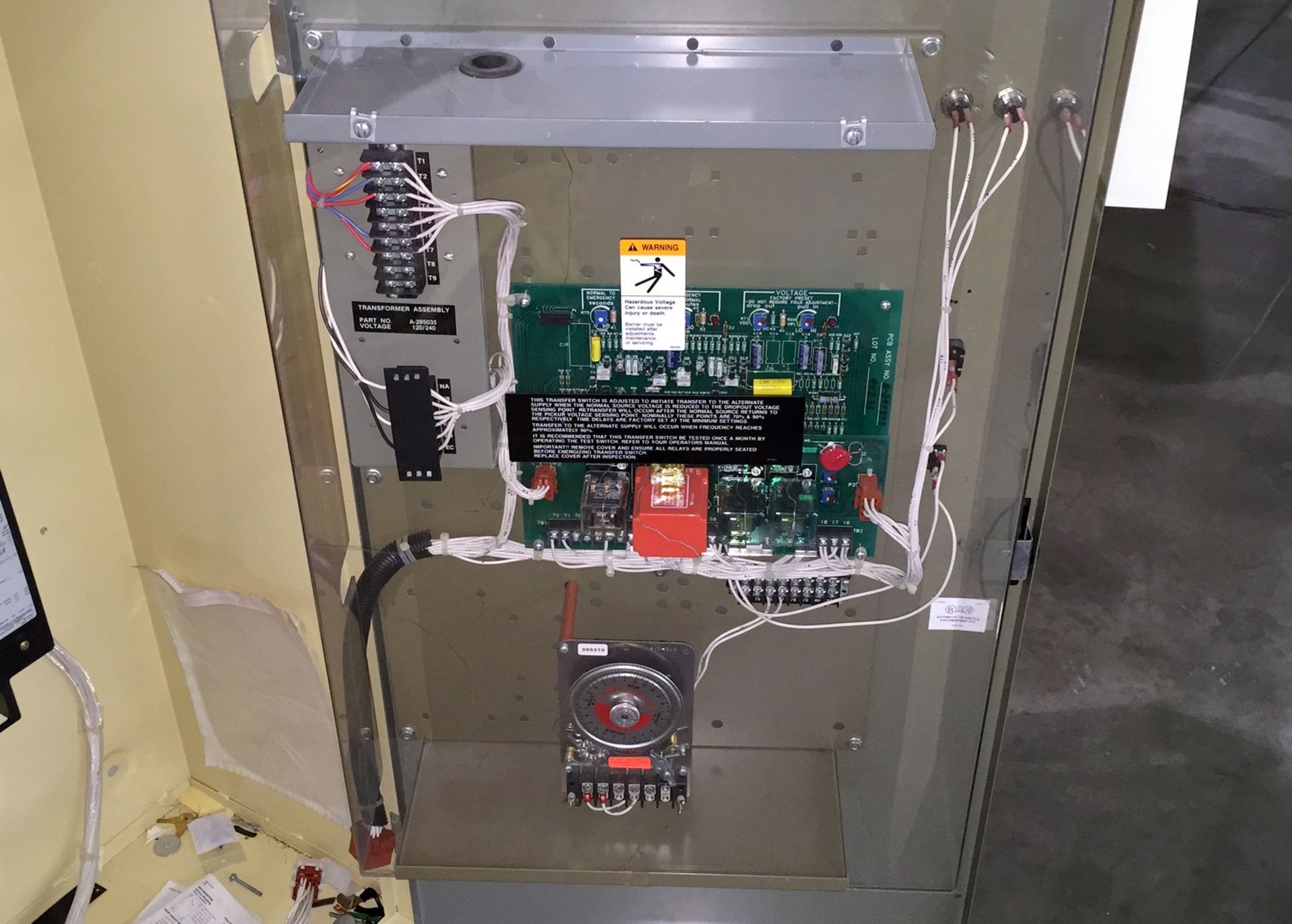 Kohler Mdl. K-164231-225 Automatic Transfer Switch, 225Amp, 240V, Single Phase (This Lot is - Image 6 of 7