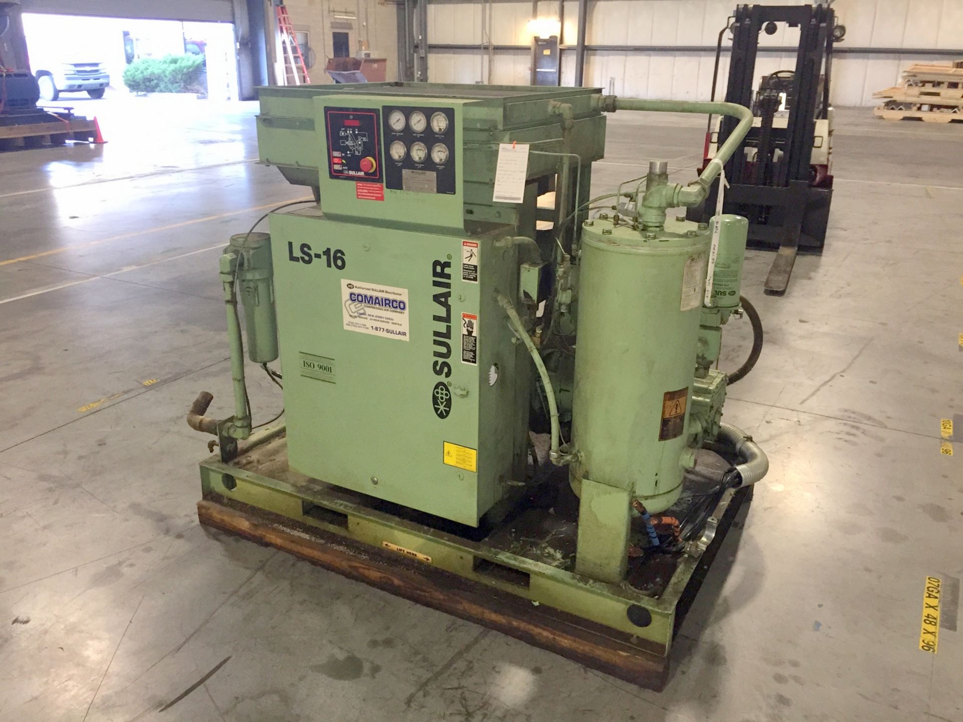 Sullair Mdl. LS-16-17H/A/SUL Rotary Screw Compressor, Capacity 326 ACFM, Full Load Pressure 125 - Image 2 of 8