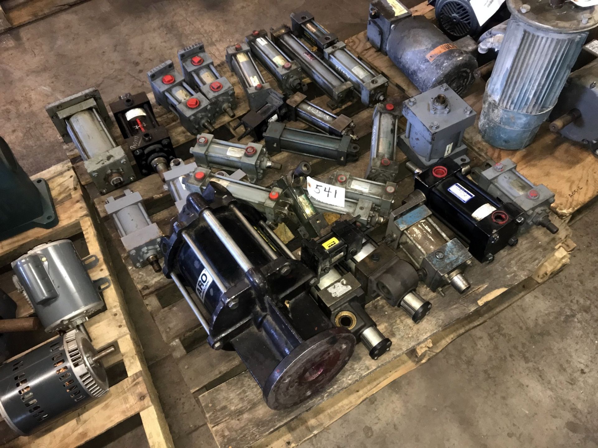 Skid with New and Used Hydraulic and Pneumatic Cylinders (Located at 8300 National Highway,