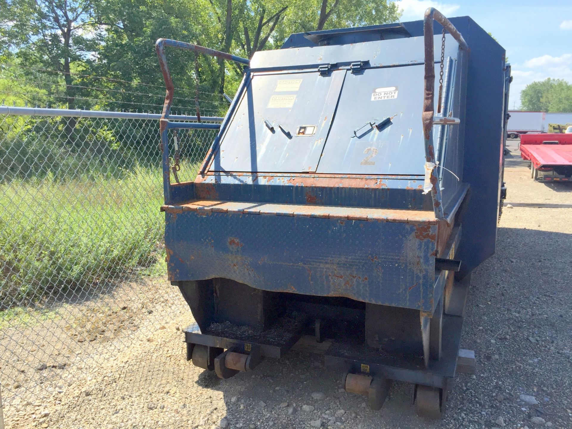 Rudco Mdl. RP-3500 Tough Pak Trash Compactor, Maximum Force 45,200 (This Lot is located at 201 - Image 3 of 5