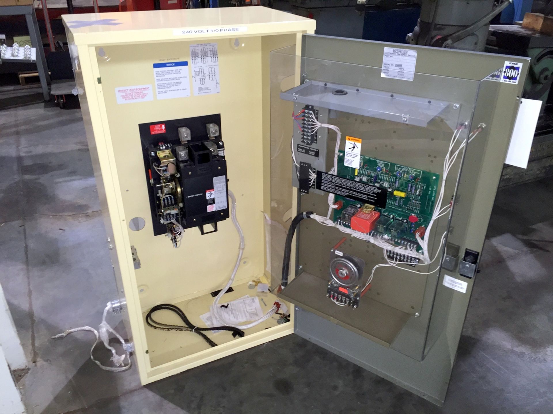 Kohler Mdl. K-164231-225 Automatic Transfer Switch, 225Amp, 240V, Single Phase (This Lot is - Image 4 of 7