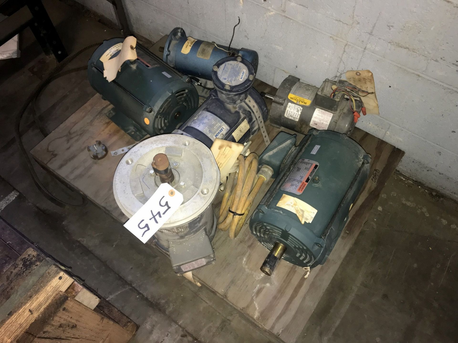 Skid of New and Used Motors (Located at 8300 National Highway, Pennsauken, NJ)