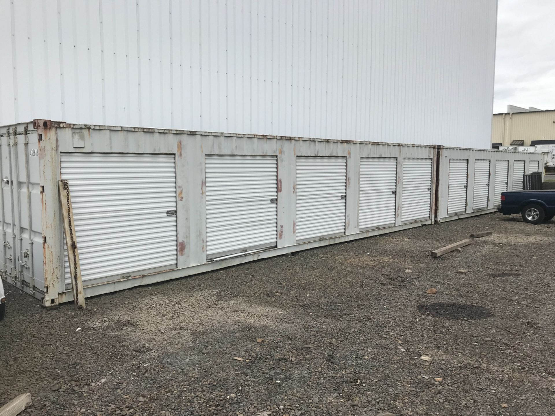 (2) Yangming Marine Transport Corp. 40' x 8' Shipping Containers converted into Storage