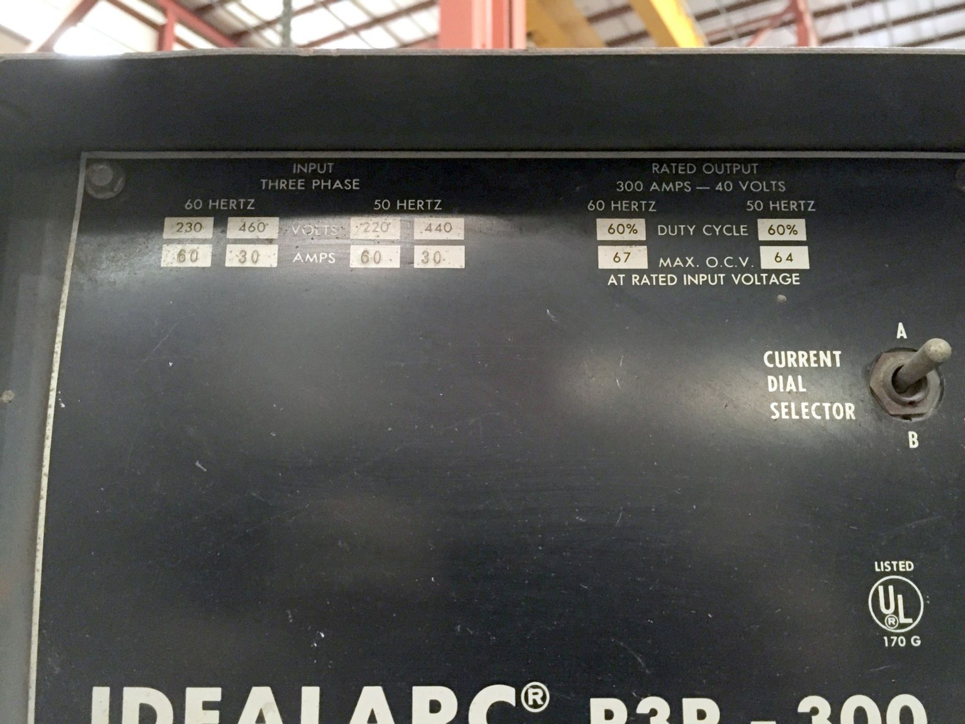 Lincoln Electric IdealArc R3R-300 DC Arc Welder (This Lot is located at 201 Dean Sievers Place, - Image 7 of 8