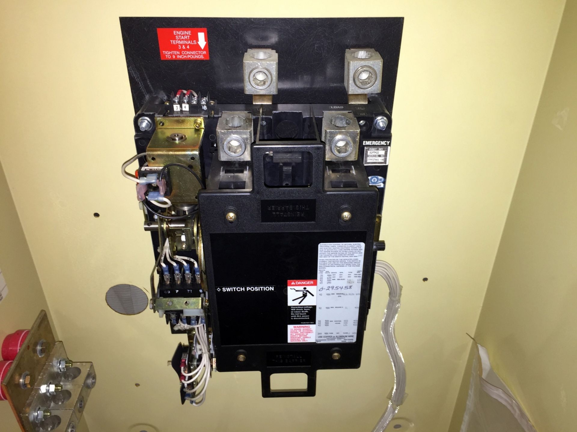 Kohler Mdl. K-164231-225 Automatic Transfer Switch, 225Amp, 240V, Single Phase (This Lot is - Image 5 of 7
