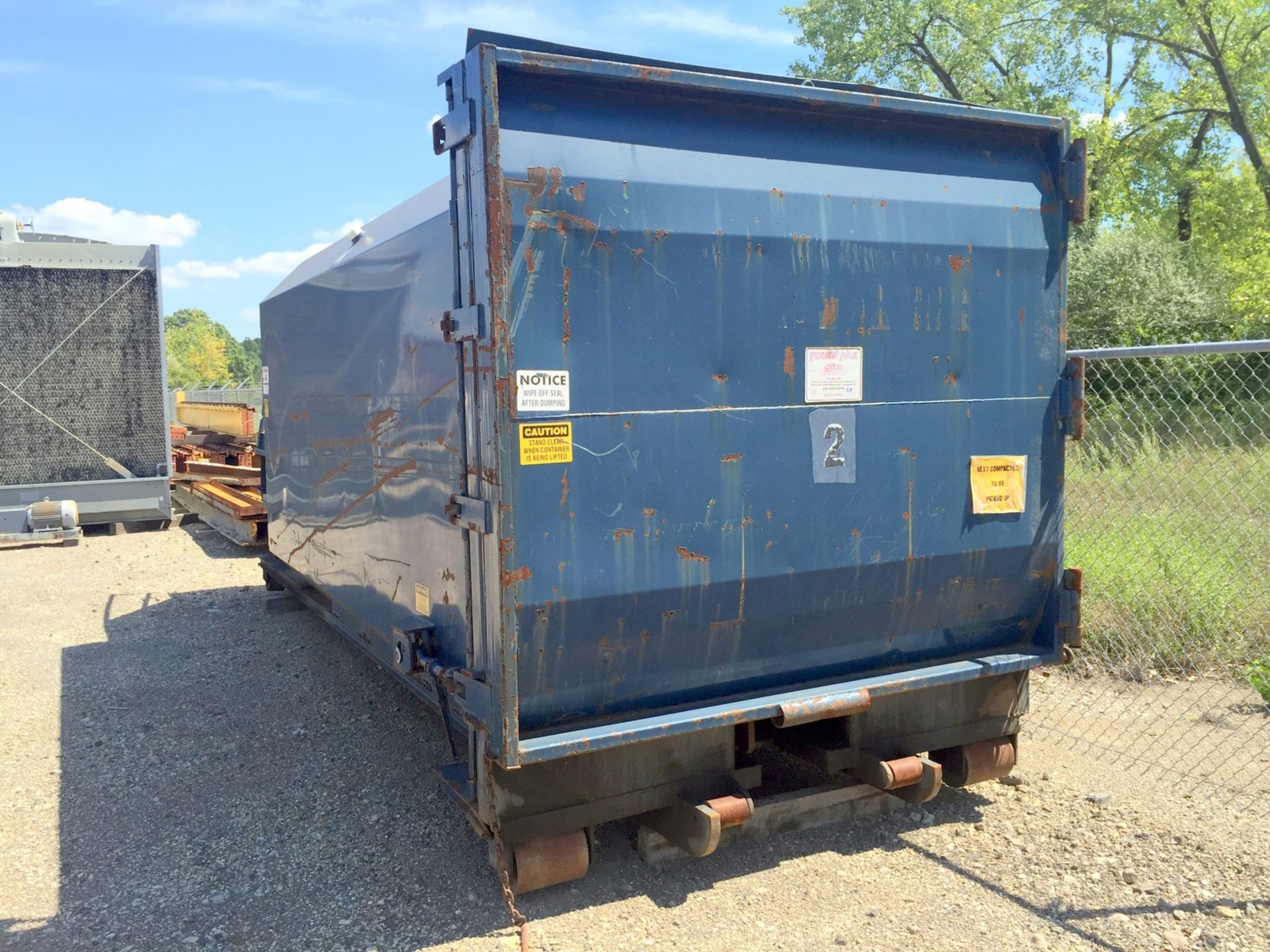 Rudco Mdl. RP-3500 Tough Pak Trash Compactor, Maximum Force 45,200 (This Lot is located at 201 - Image 4 of 5