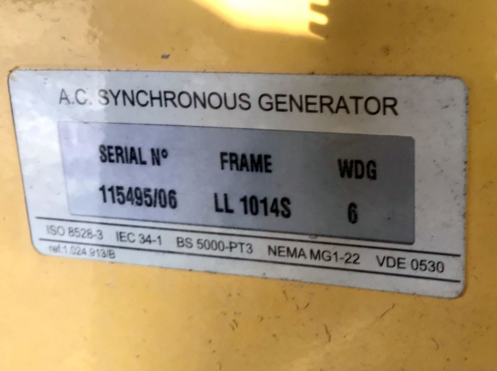 Olympian Mdl. G30F1 Generator, 30kW, Rated Standby Power 37.5kVA, Includes Ford CSg-649I-60007-Z - Image 8 of 11