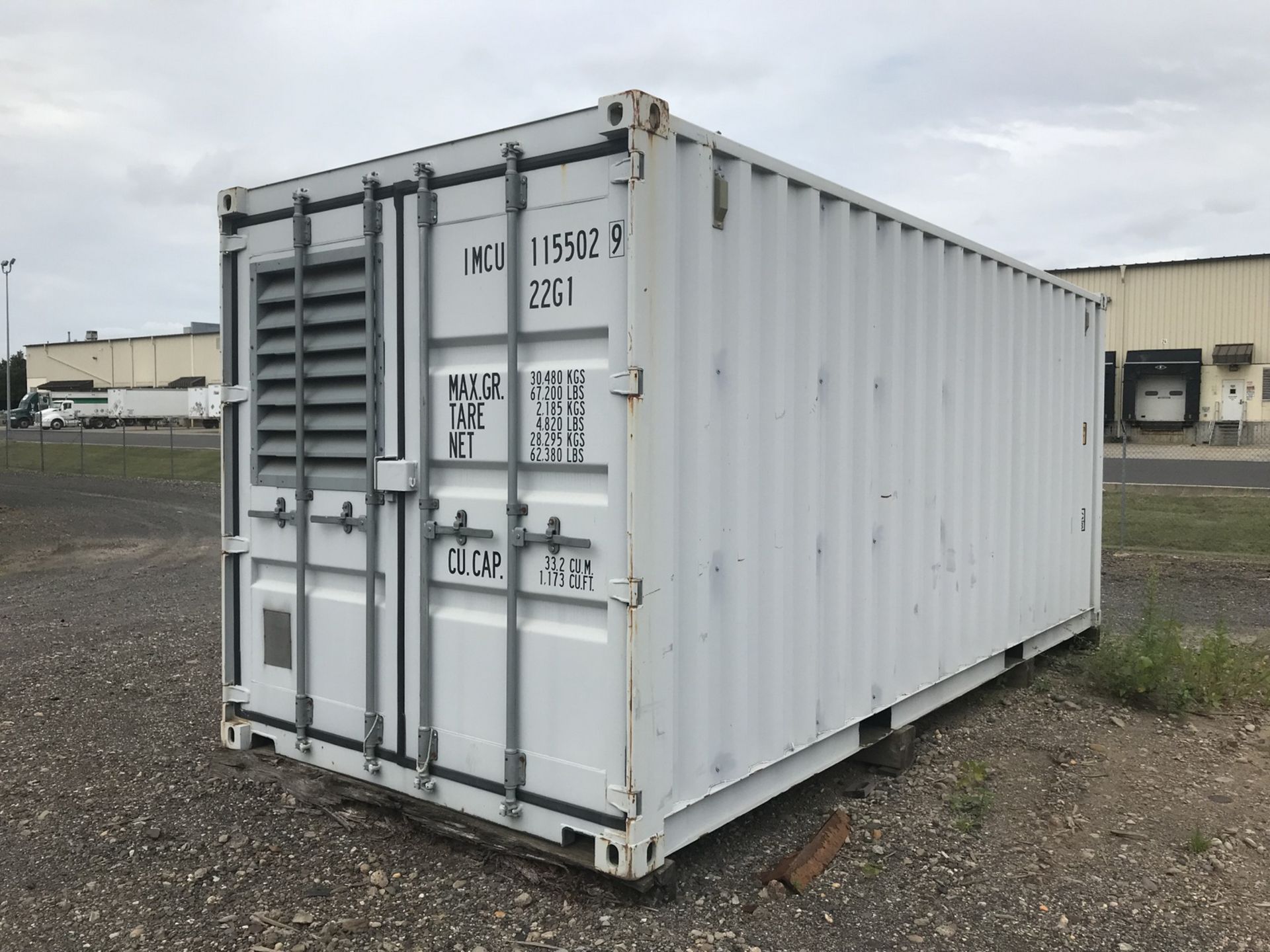 Portable Jobsite Standby Generator Set in a 20' Shipping Container, Includes a Kohler Mdl. - Image 12 of 13