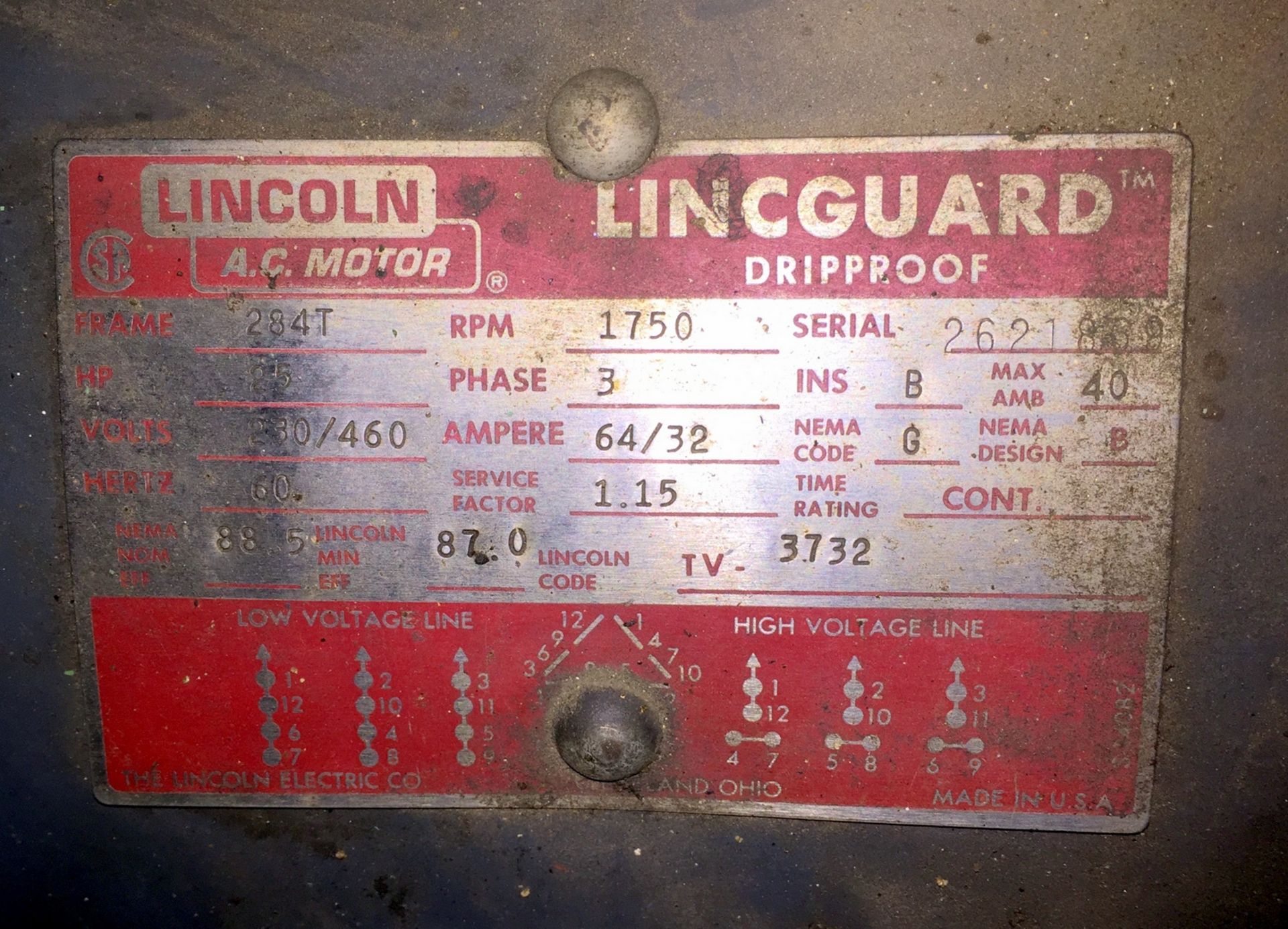 Gardner Denver Mdl. SFA-2190RPM Electra Screw Air Compressor, 25Hp, Air Cooled (This Lot is - Image 6 of 6