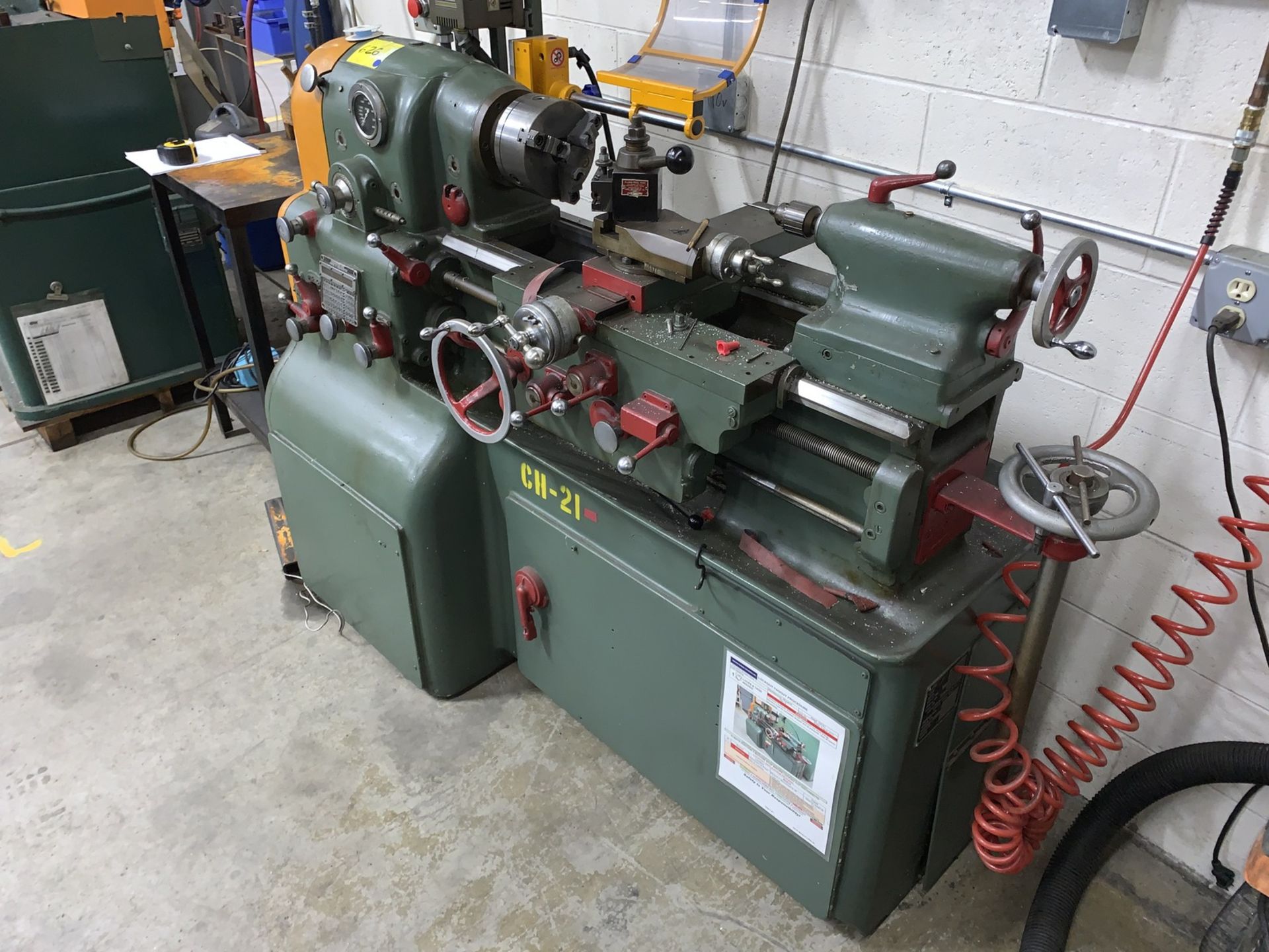 Monarch Mdl. EE Toolroom Lathe, 12-1/2" Diameter Swing, 20" Between Centers, 1-1/2" Hole through - Image 2 of 13