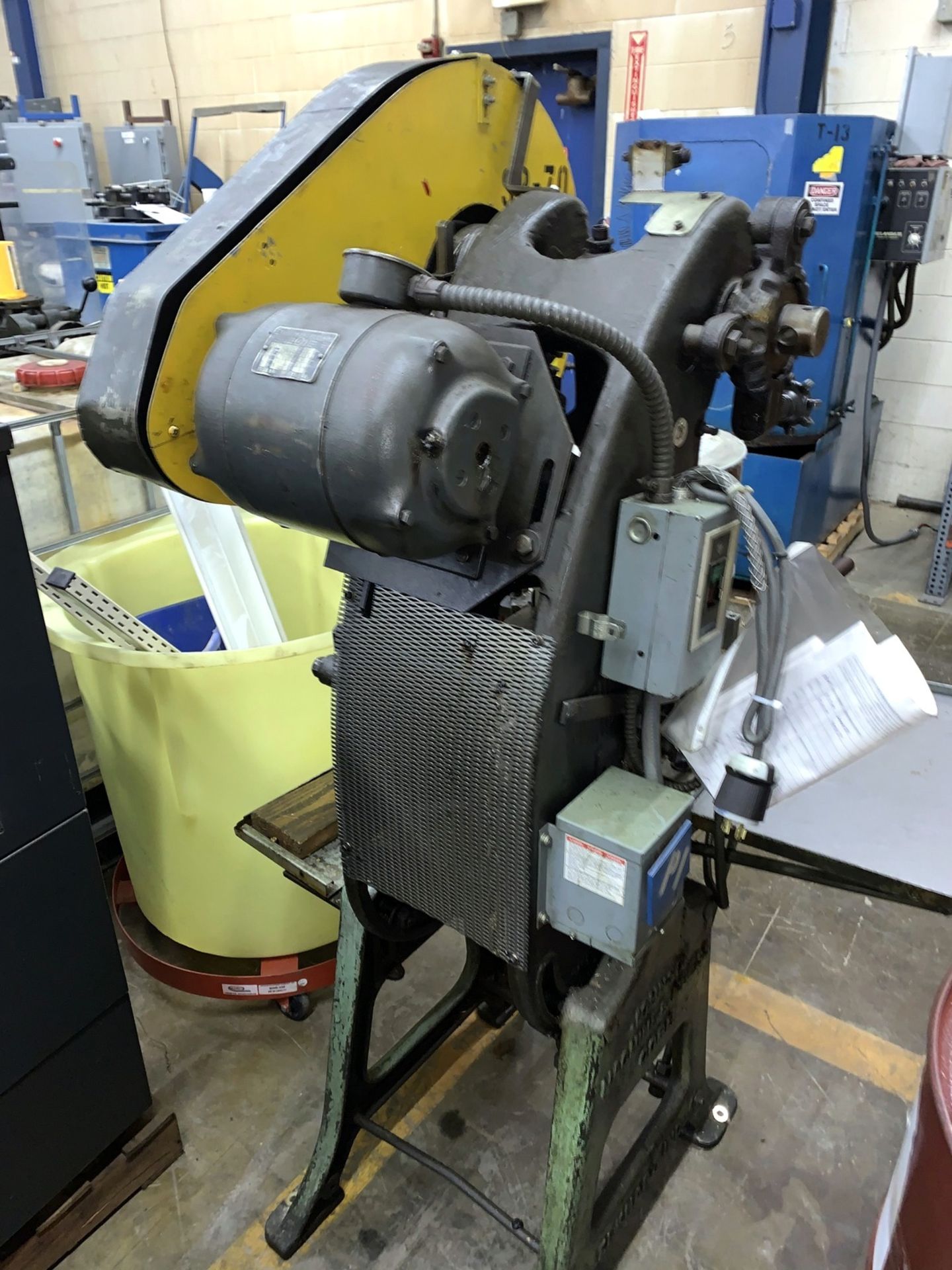 Johnson Machine & Press Corp. OBI Parts Press, Flywheel - Image 4 of 6
