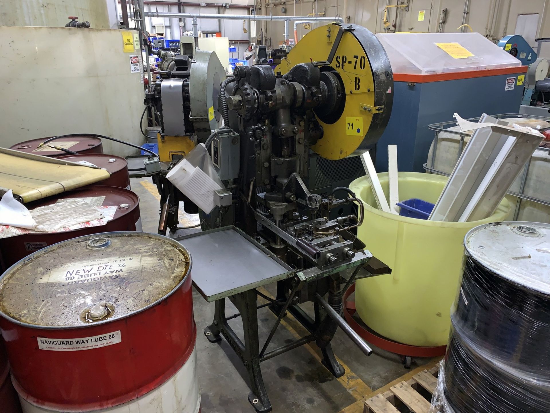 Johnson Machine & Press Corp. OBI Parts Press, Flywheel
