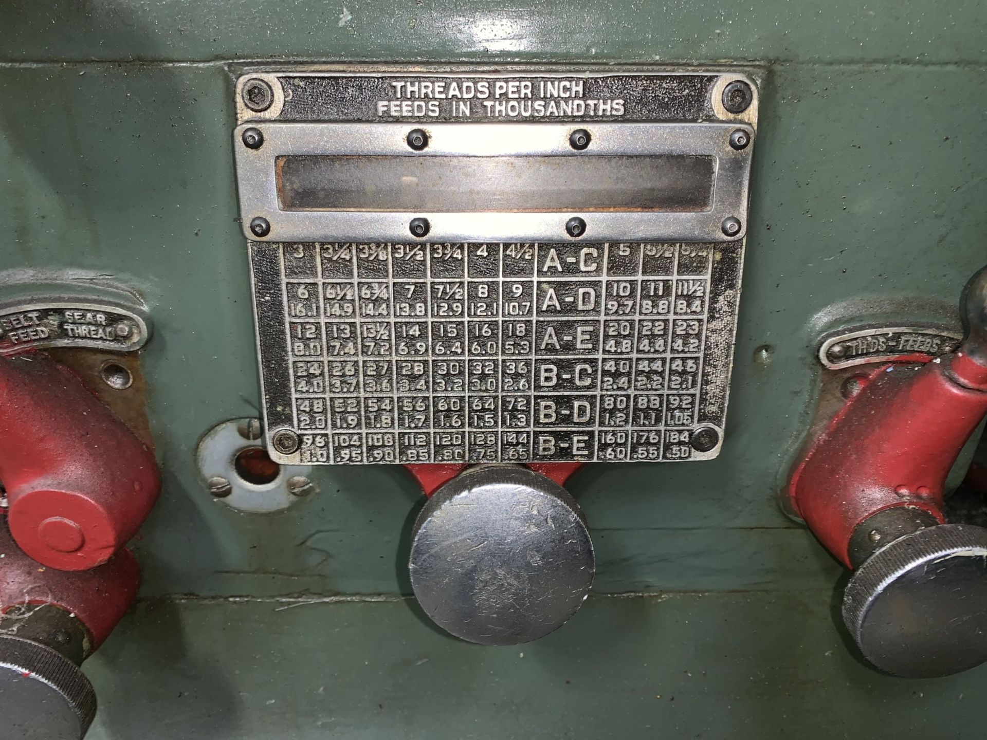 Monarch Mdl. EE Toolroom Lathe, 12-1/2" Diameter Swing, 20" Between Centers, 1-1/2" Hole through - Image 9 of 13