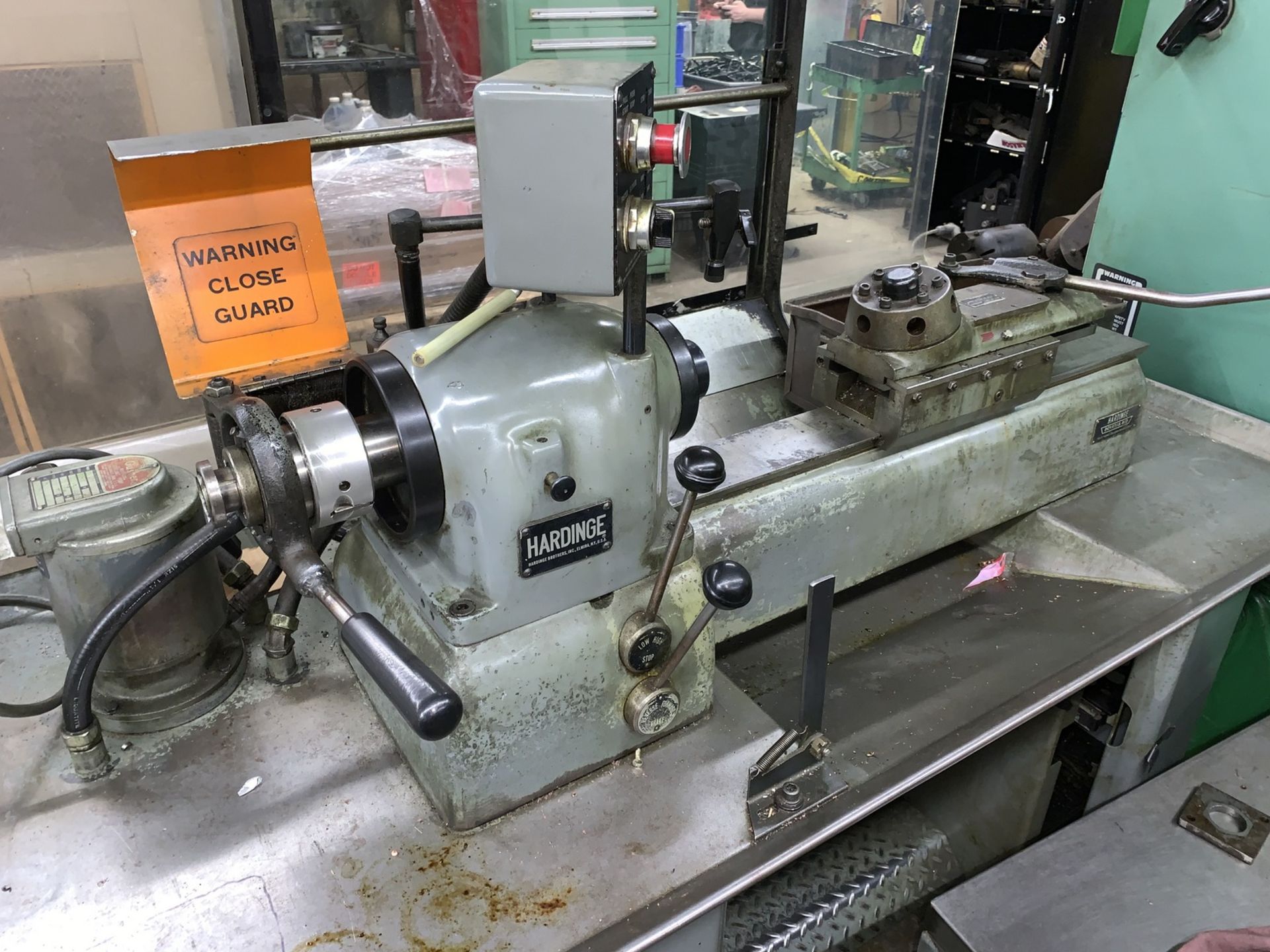 Hardinge Mdl. DV-59/DSM-59 Precision Lathe, 9" Diameter Swing, 30" Dovetail Bed, Carriage with - Image 2 of 7