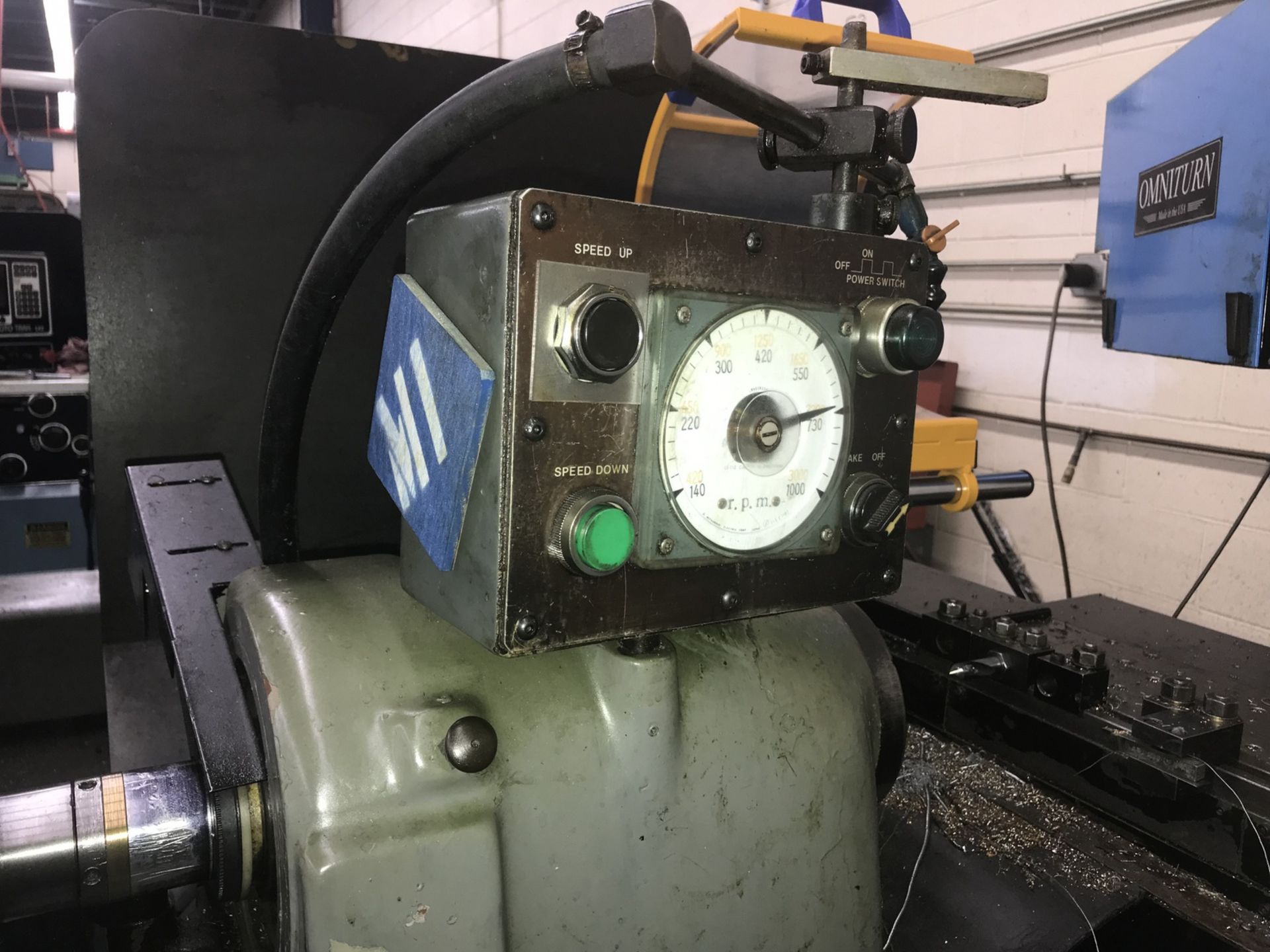 Goodway Mdl. GC-25 HC70024 Precision Lathe retrofitted with OmniTurn Tool Holder, Carriage and - Image 6 of 7