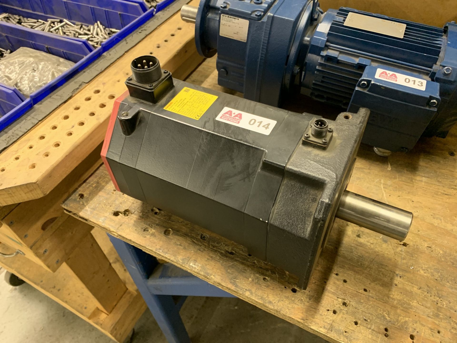 Fanuc Mdl. ais40/4000 AC Servo Motor (All Items MUST be Removed by Thursday, December 19, 2019.