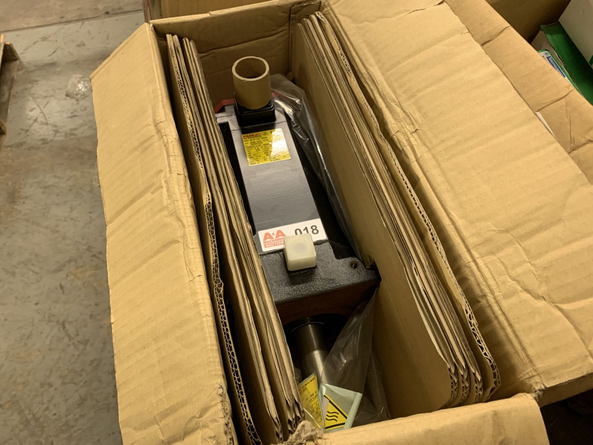 Fanuc Mdl. aif22/3000 AC Servo Motor in Box (All Items MUST be Removed by Thursday, December 19,