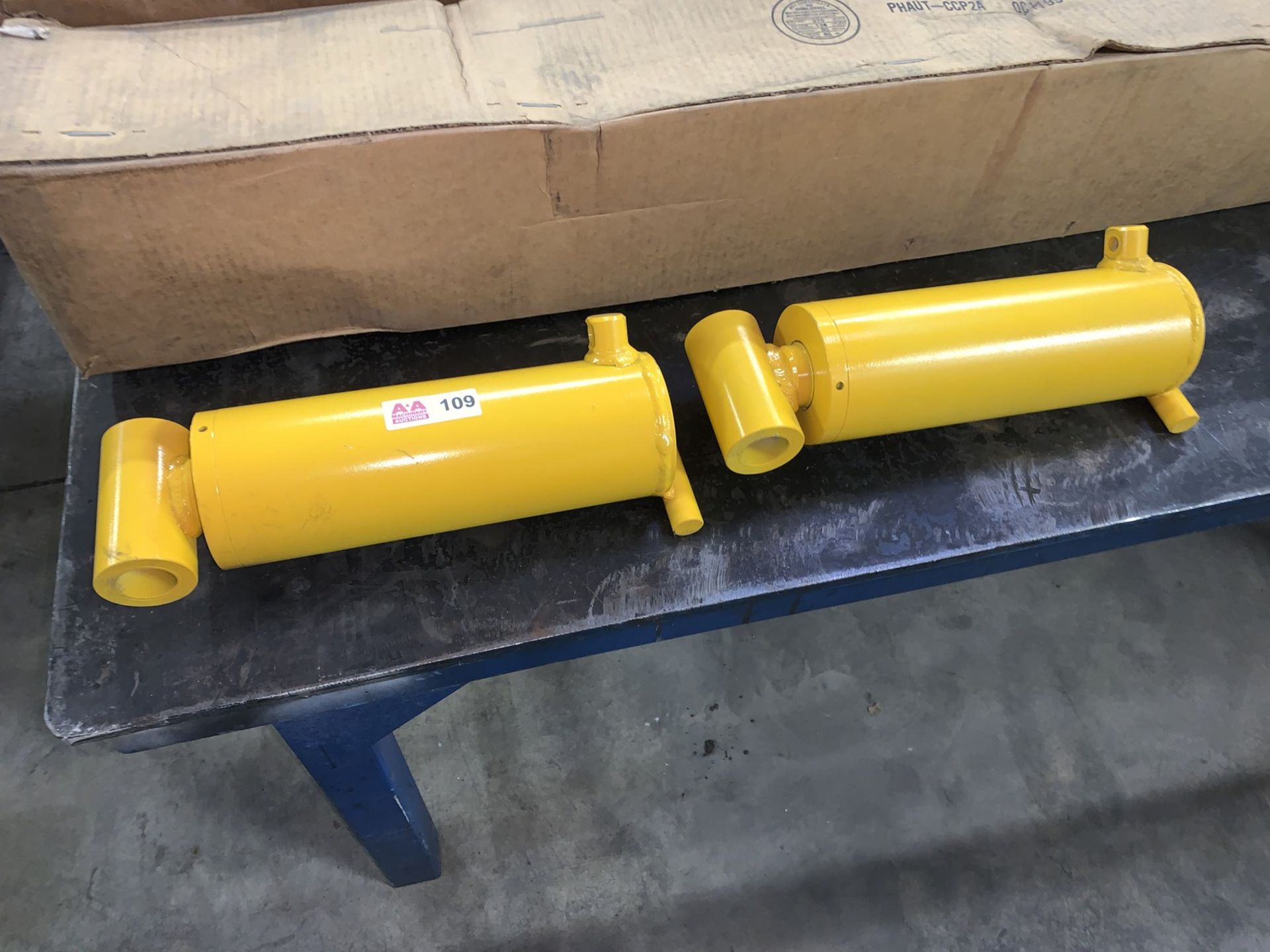 Lot with (2) Unused Cylinders (All Items MUST be Removed by Thursday, December 19, 2019. Buyer is