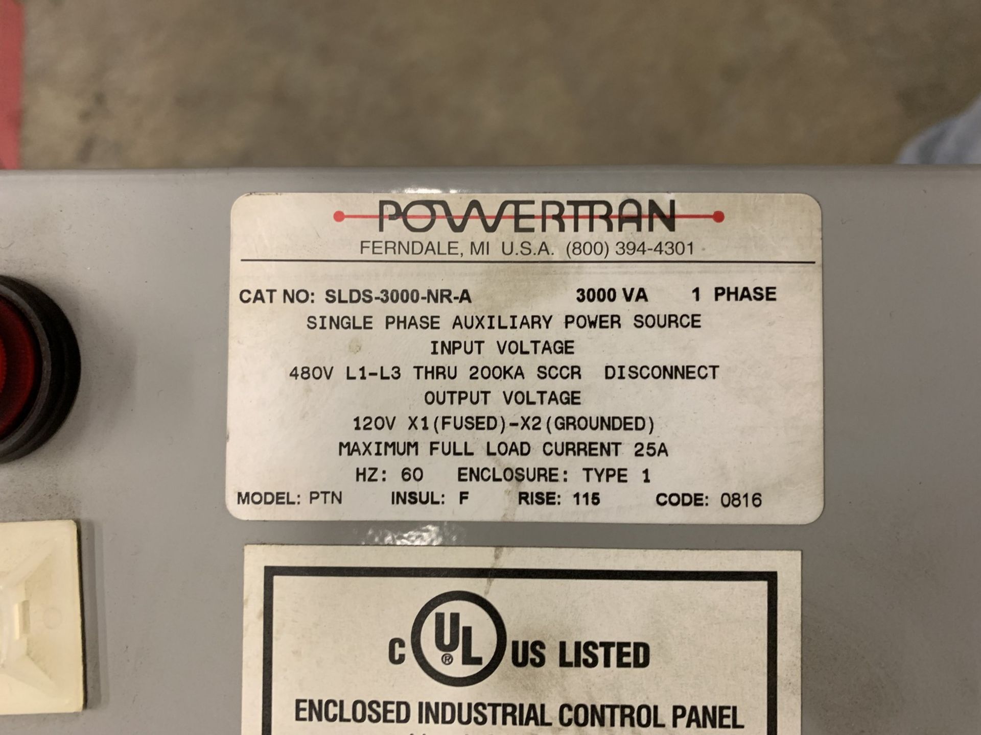 Electrical Disconnect and Transformers including (1) Powertran, (1) Marcie Electric Inc. and (1) - Image 4 of 6