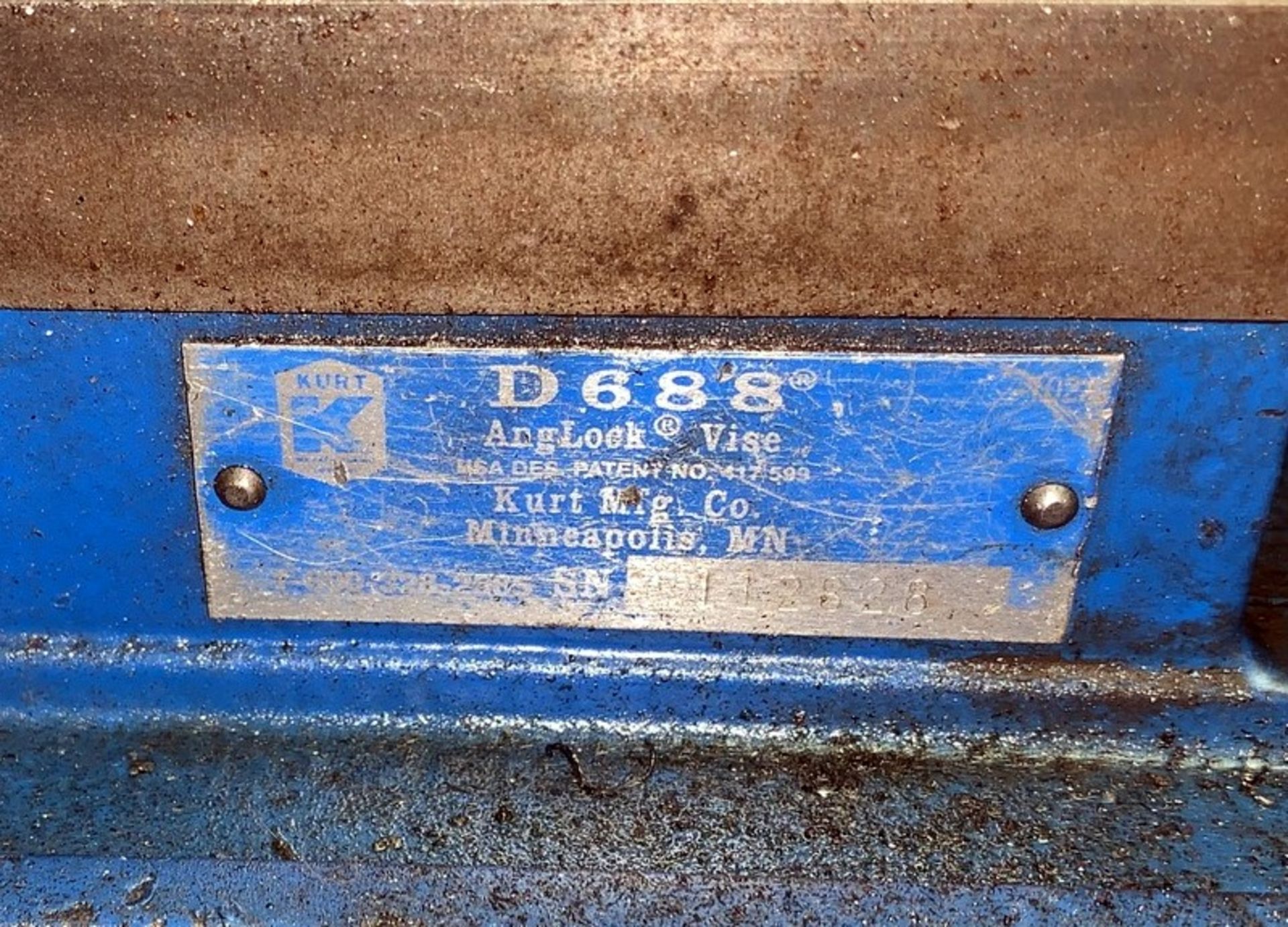 Kurt D688 Milling Machine Vise, 6" Jaws (All Items MUST be Removed by Thursday, December 19, 2019. - Image 3 of 3