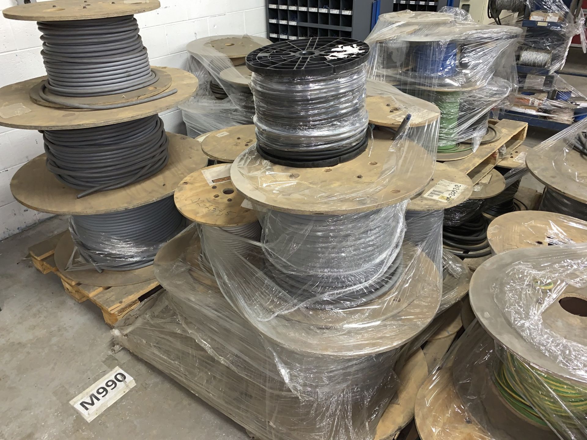 Lot with (7) Pallets including Various Spools of Wire and Cable (All Items MUST be Removed by - Image 5 of 12