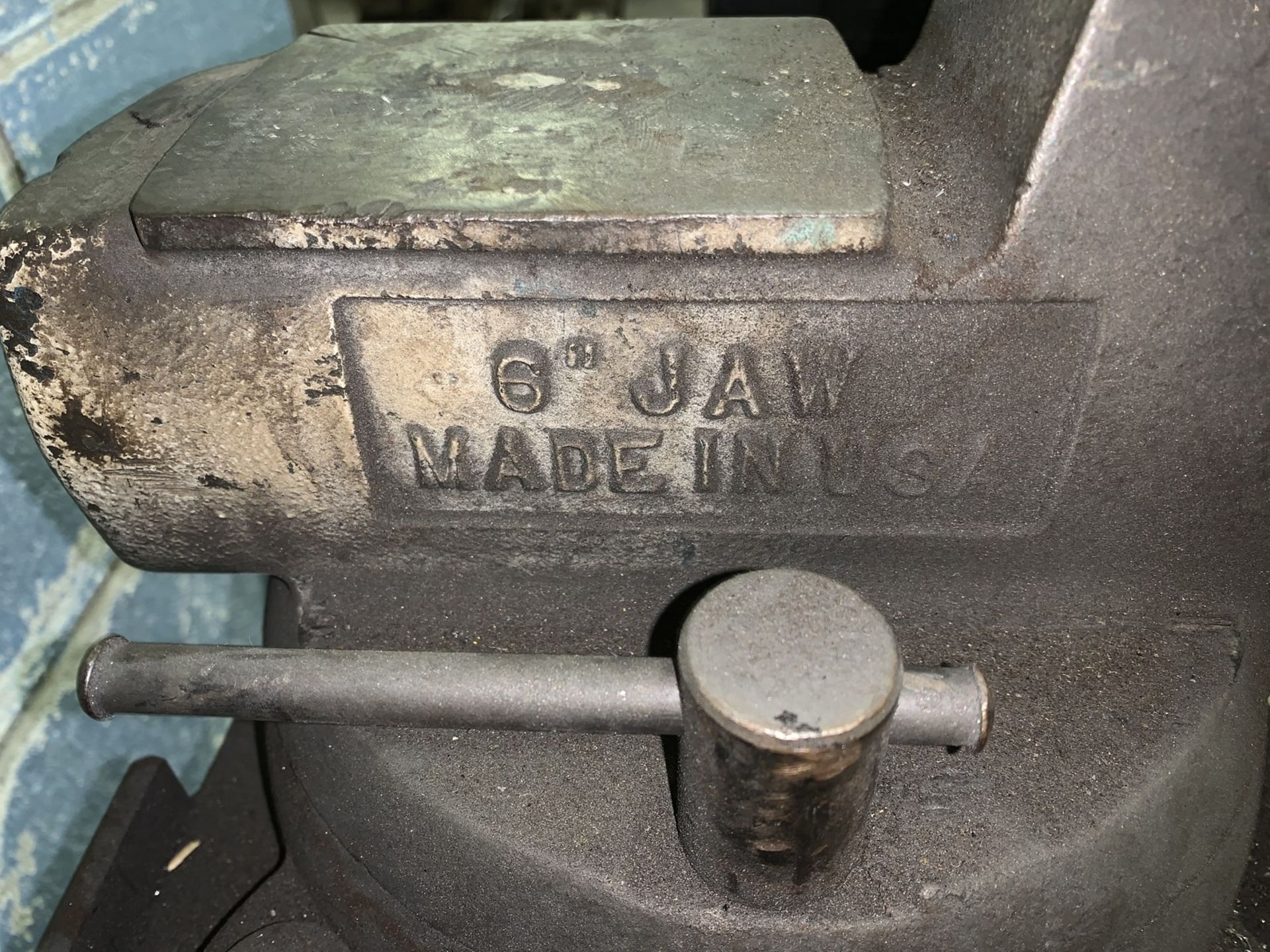 Bench Vise, 6" Jaw, Pedestal Mounted (All Items MUST be Removed by Thursday, December 19, 2019. - Image 3 of 3