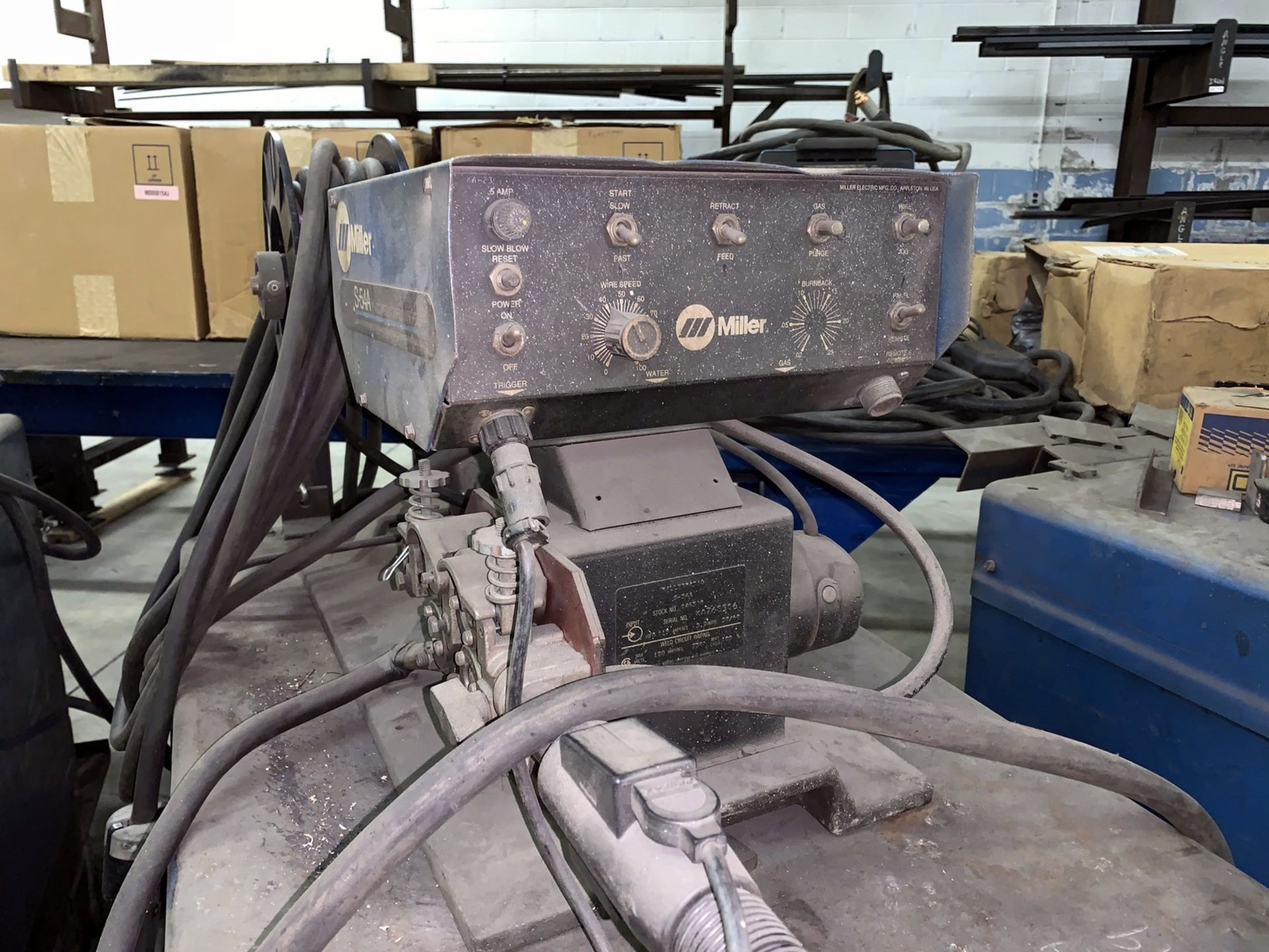 Miller Deltaweld 450 Constant Potential DC Arc Welder with Miller S54A Wire Feeder (All Items MUST - Image 5 of 5