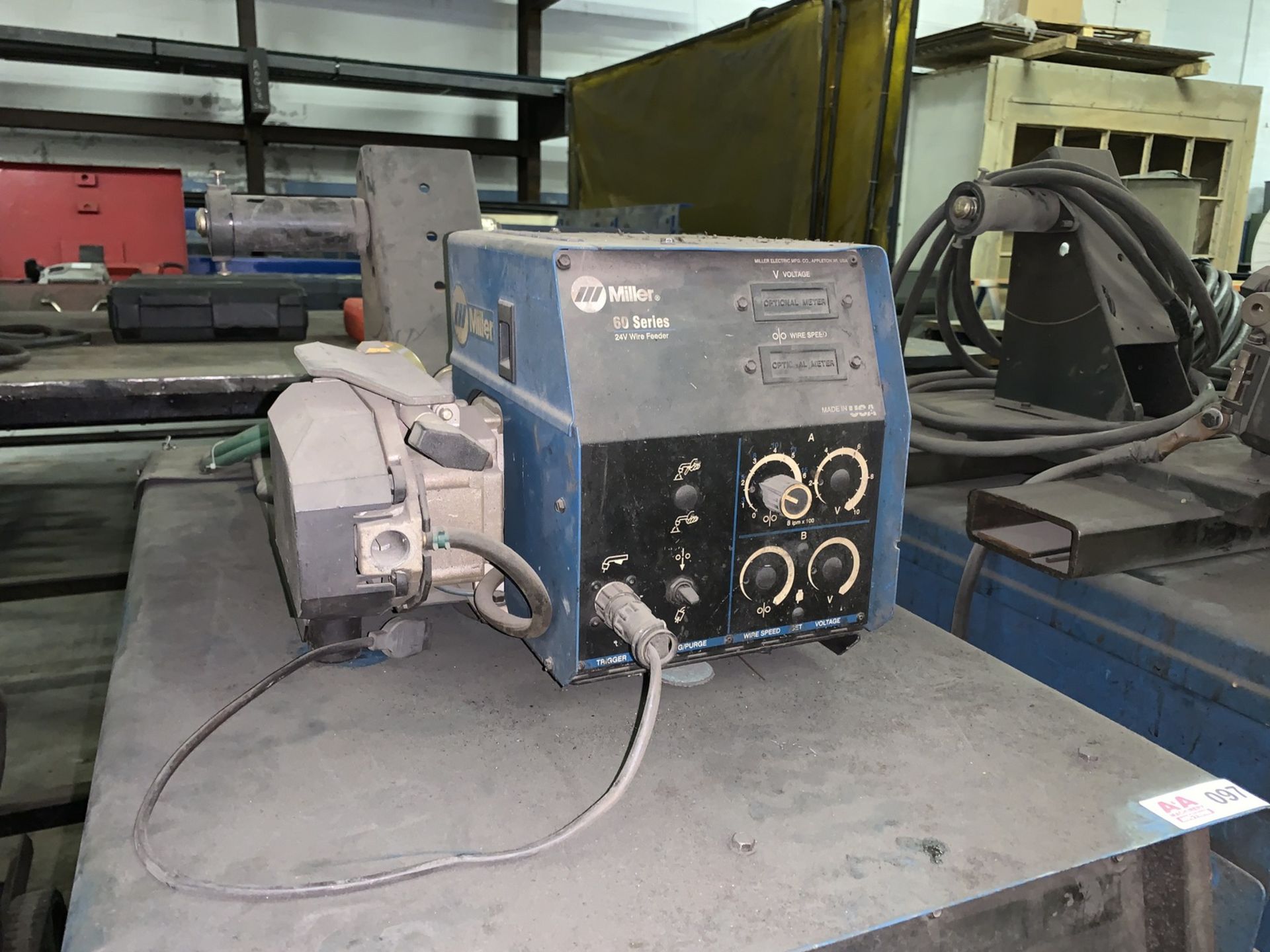 Miller Deltaweld 452 Constant Voltage DC Arc Welder with Miller 60 Series 24V Wire Feeder (All Items - Image 5 of 5