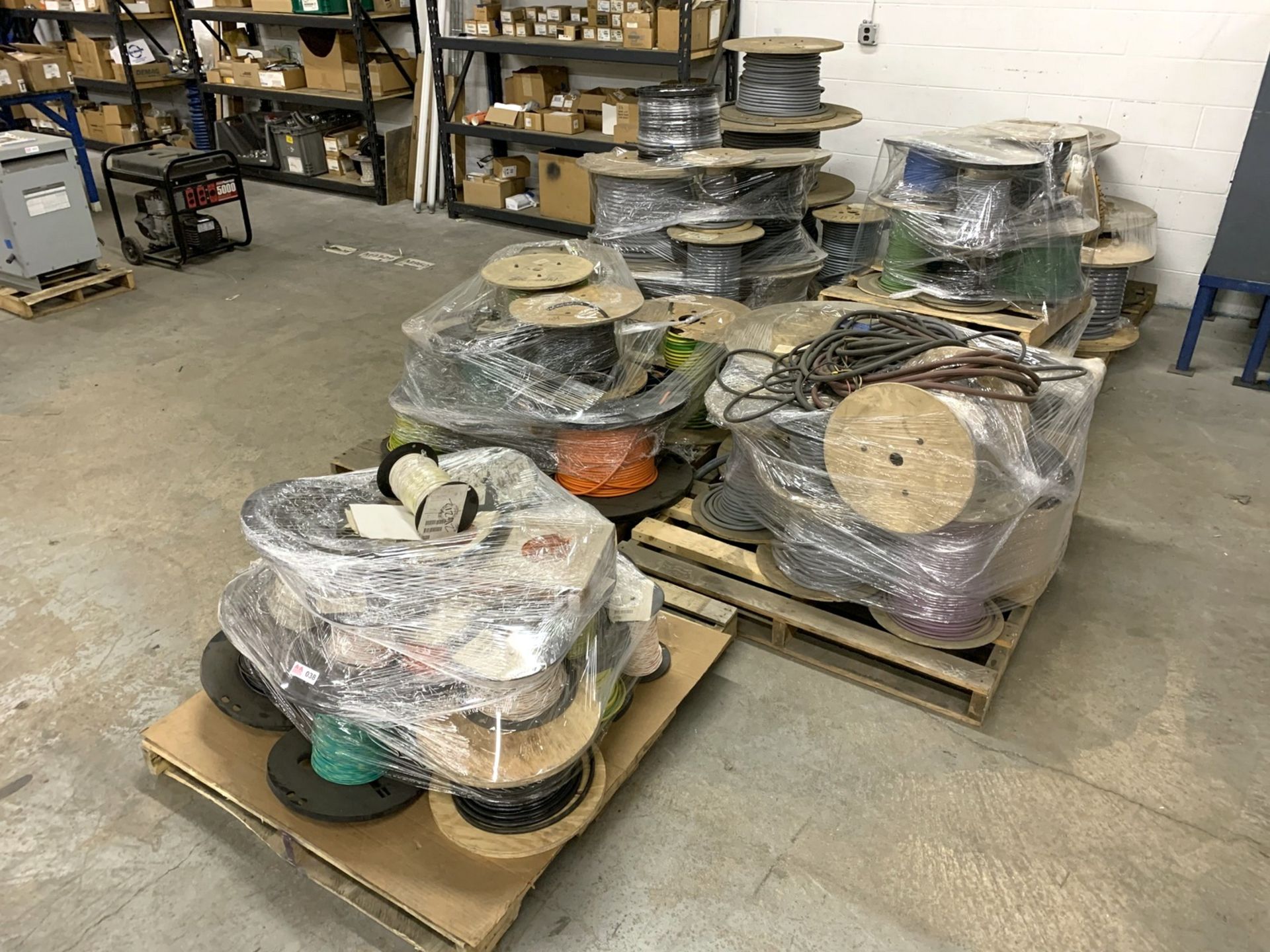 Lot with (7) Pallets including Various Spools of Wire and Cable (All Items MUST be Removed by - Image 2 of 12