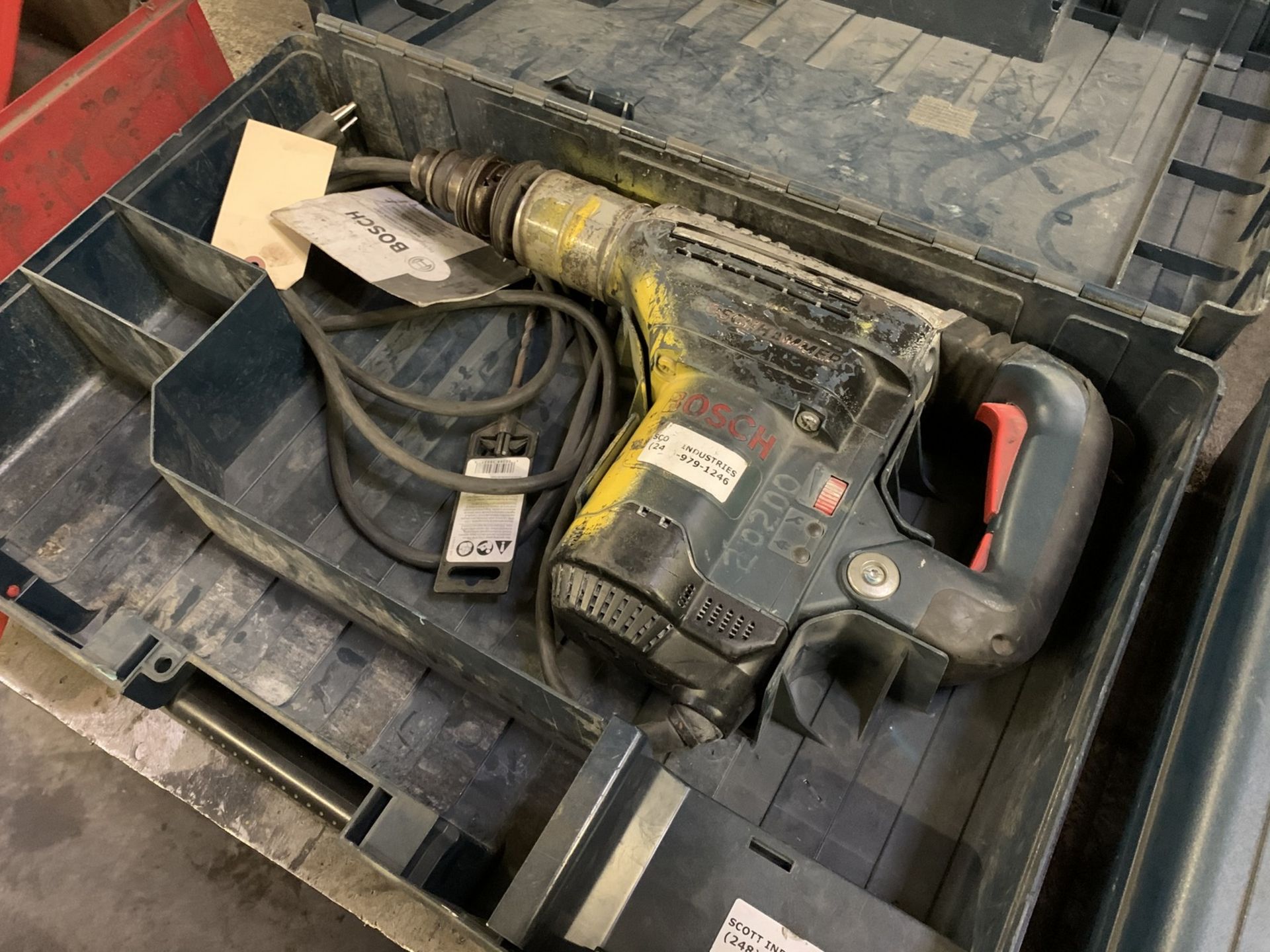 Bosch Hammer Drill with Case (All Items MUST be Removed by Thursday, December 19, 2019. Buyer is - Image 2 of 4