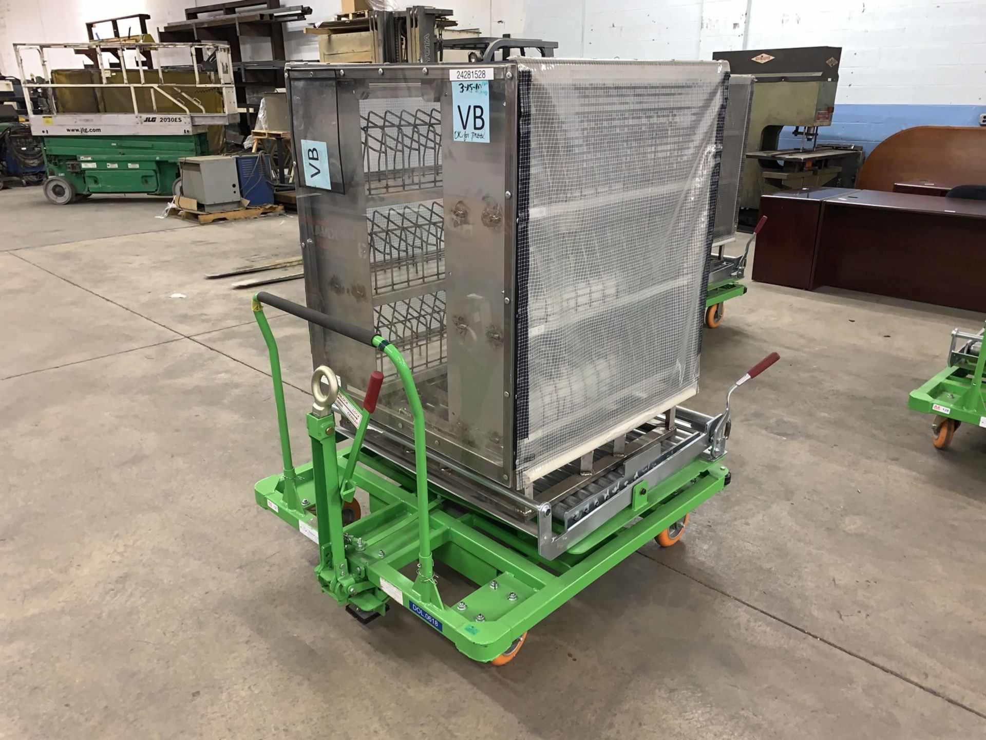 Scharine Group Industrial Material Handling Cart, 1500Lb Capacity with Slideable Conveyor Table (All - Image 3 of 6