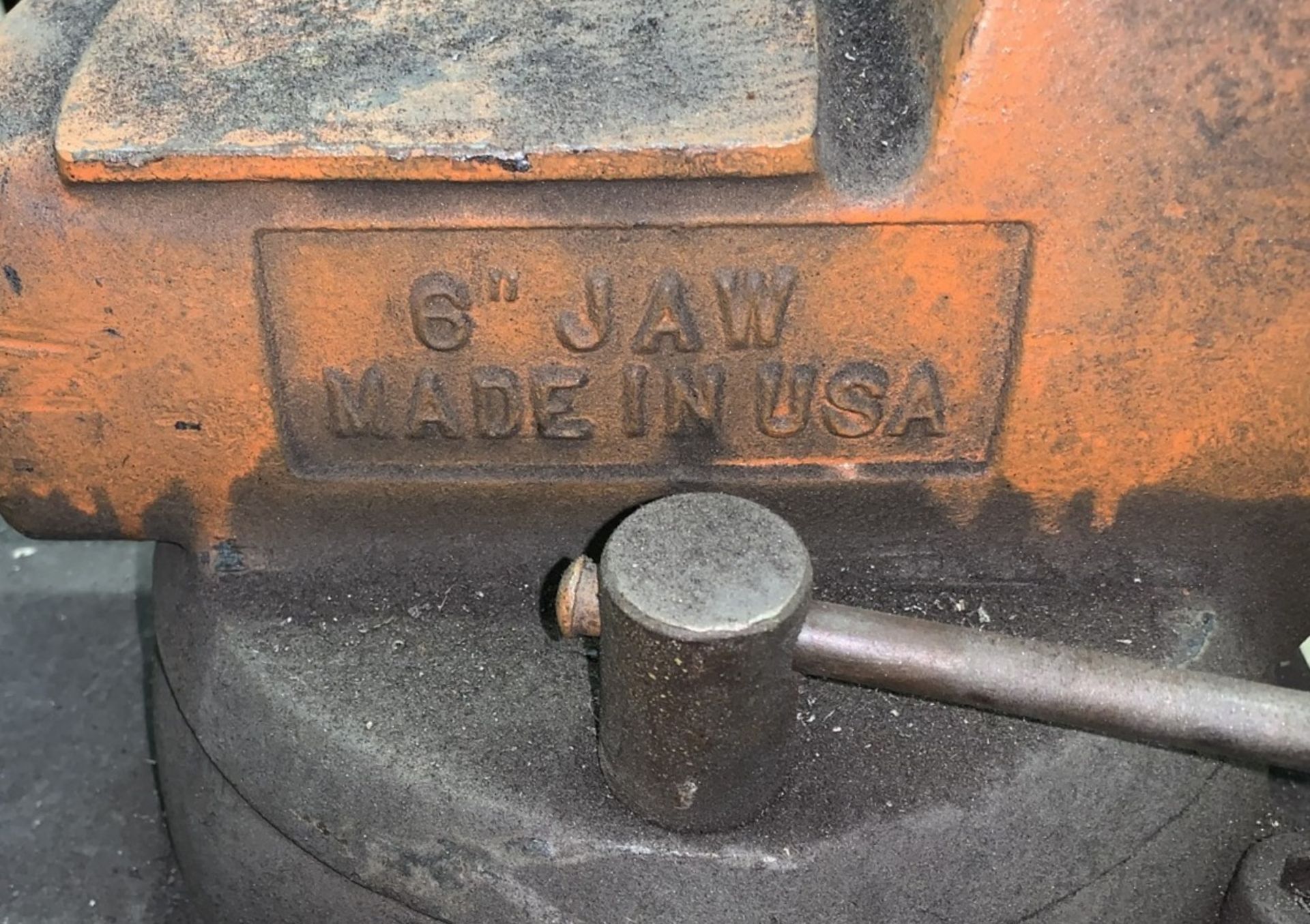 Bench Vise, 6" Jaw, Pedestal Mounted (All Items MUST be Removed by Thursday, December 19, 2019. - Image 3 of 3