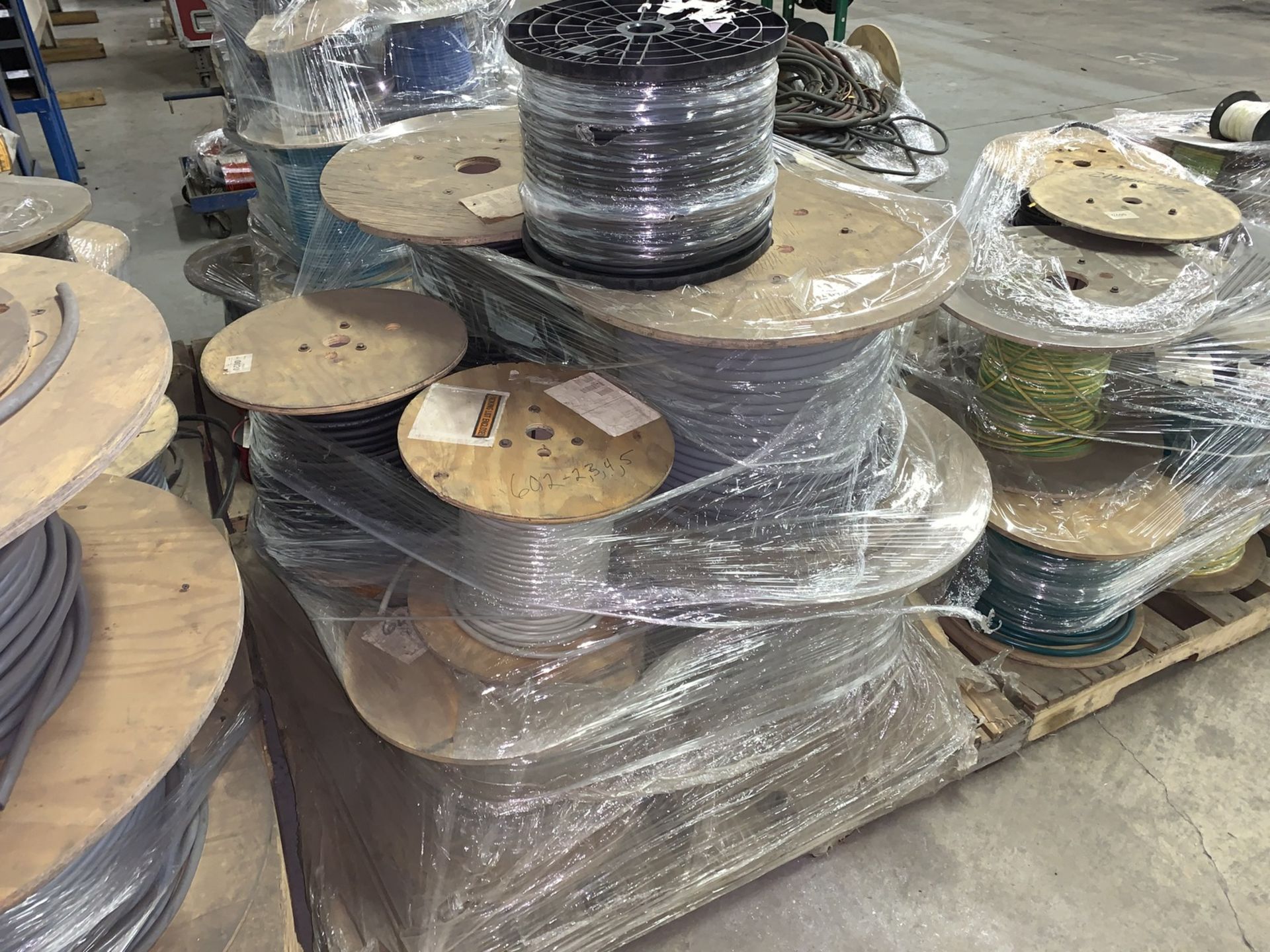 Lot with (7) Pallets including Various Spools of Wire and Cable (All Items MUST be Removed by - Image 4 of 12