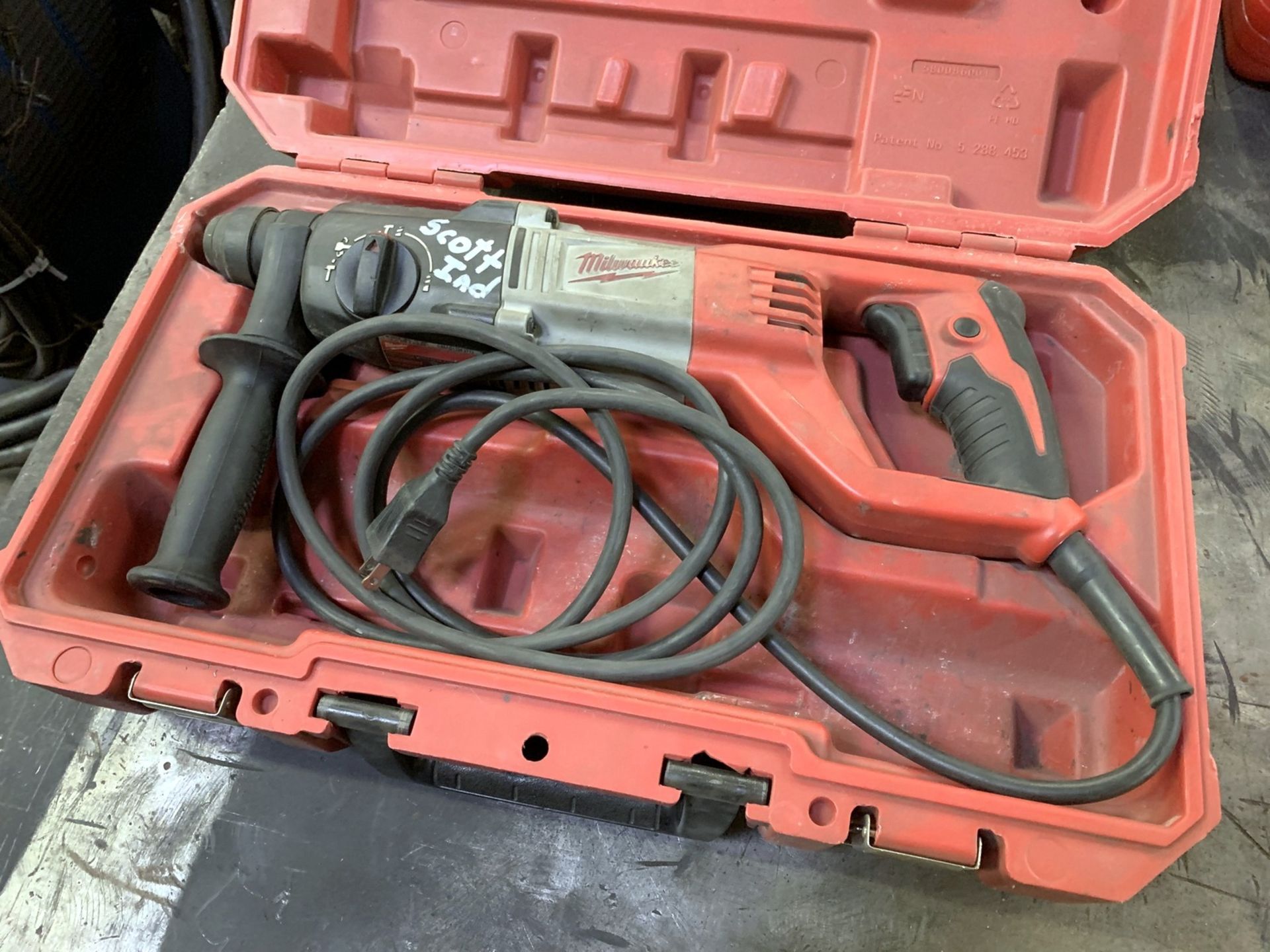 Milwaukee Electric Rotary Hammer Drill with Case (All Items MUST be Removed by Thursday, December - Image 2 of 2