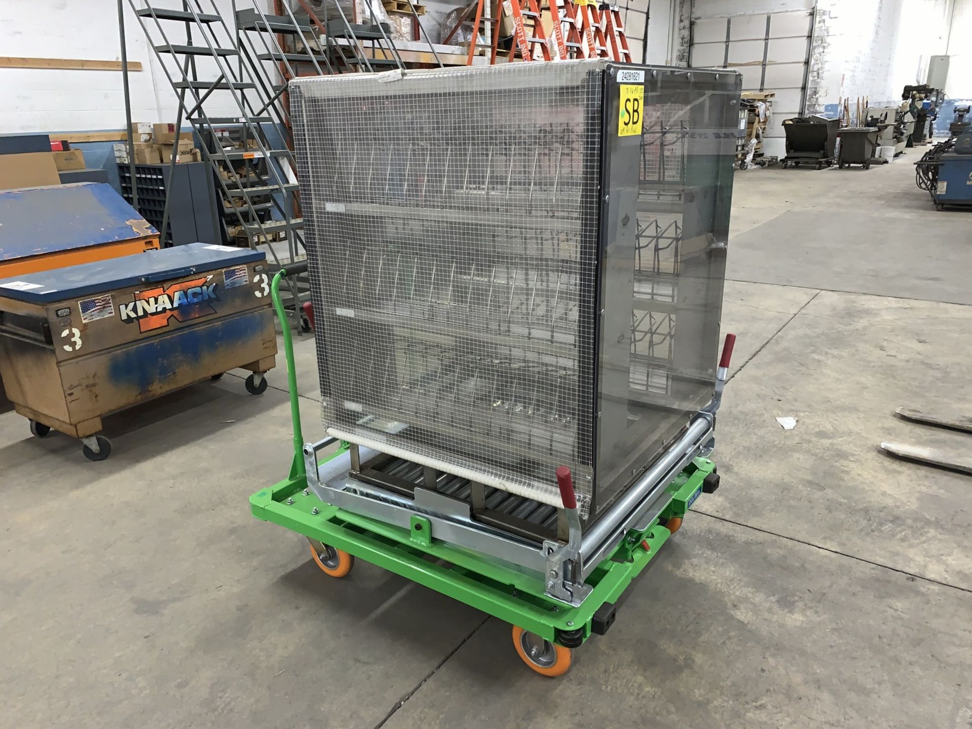 Scharine Group Industrial Material Handling Cart, 1500Lb Capacity with Slideable Conveyor Table (All - Image 4 of 6