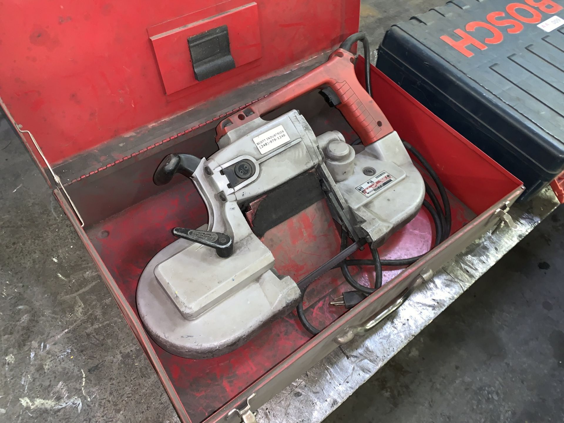 Milwaukee Mdl. 6230 Portable Band Saw with Case (All Items MUST be Removed by Thursday, December 19,