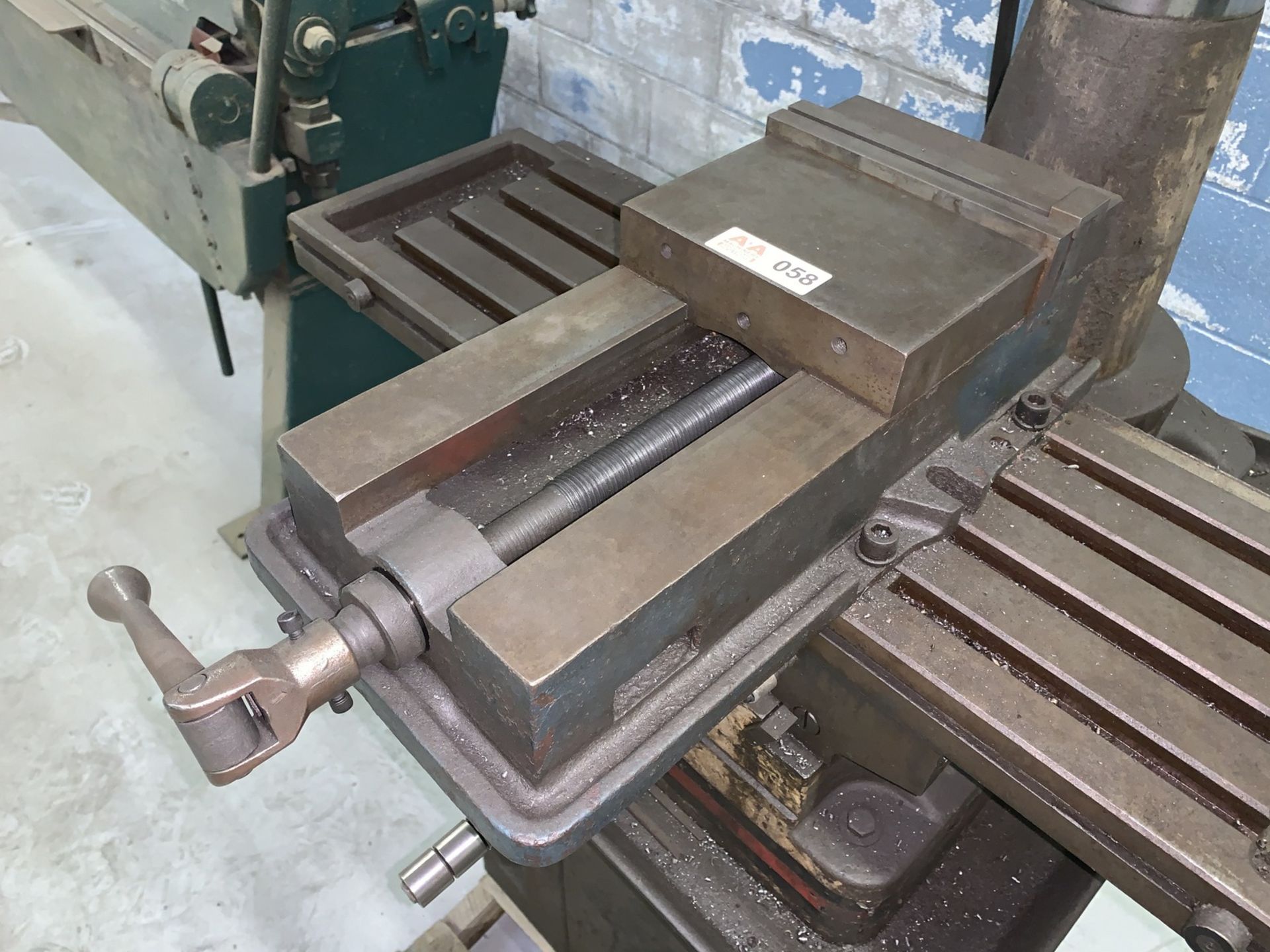 Milling Machine Vise, 8" Jaws (All Items MUST be Removed by Thursday, December 19, 2019. Buyer is - Image 2 of 3