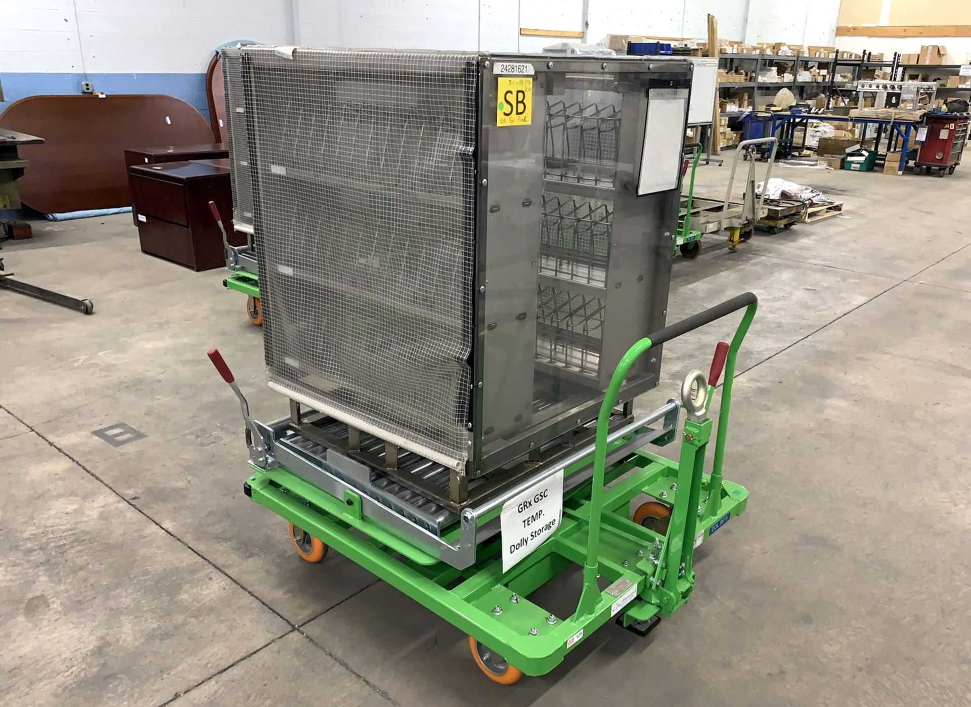 Scharine Group Industrial Material Handling Cart, 1500Lb Capacity with Slideable Conveyor Table (All