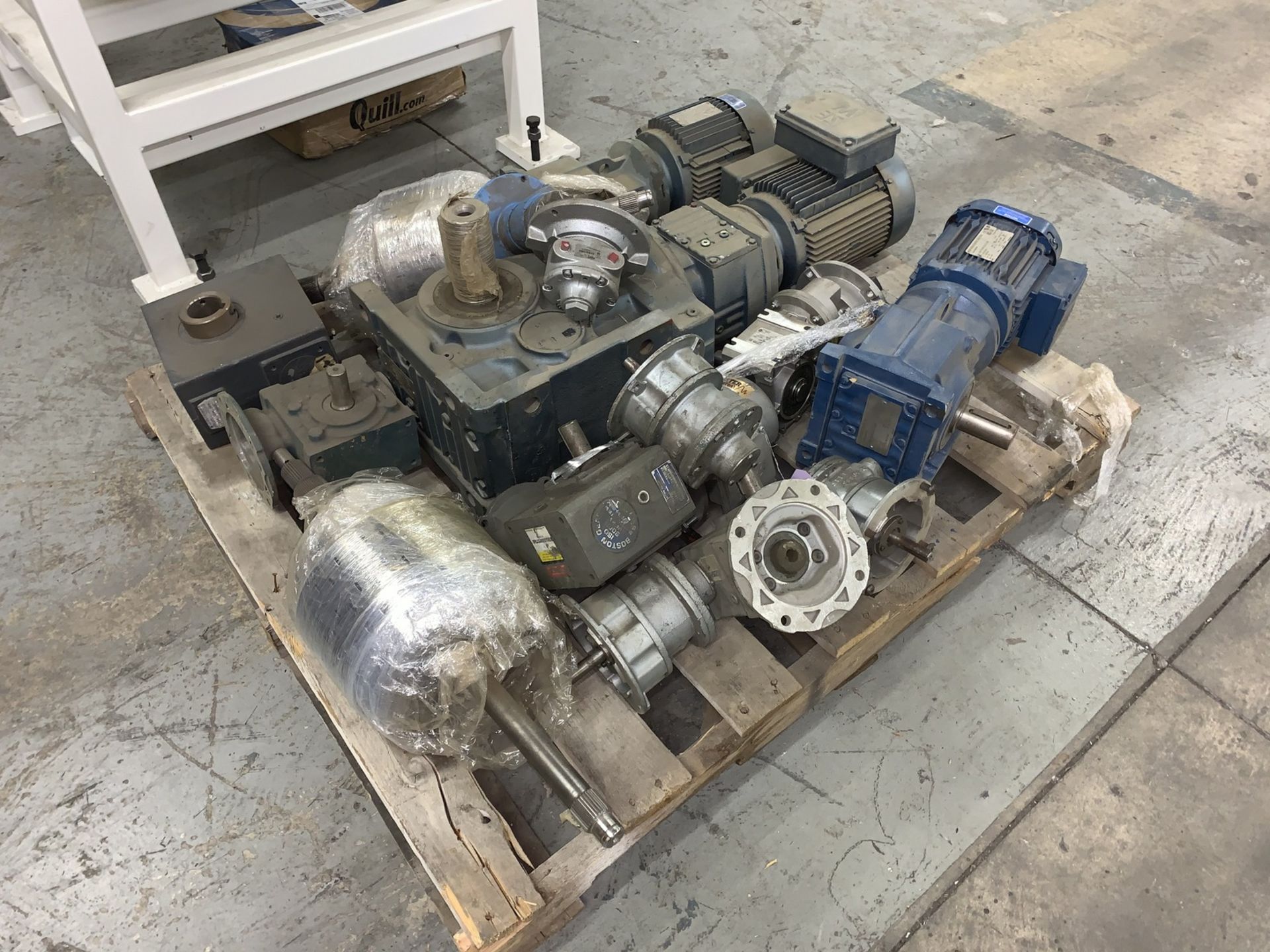 Skid with Various Motors, Drives and Gear Reducers (All Items MUST be Removed by Thursday, - Image 2 of 7