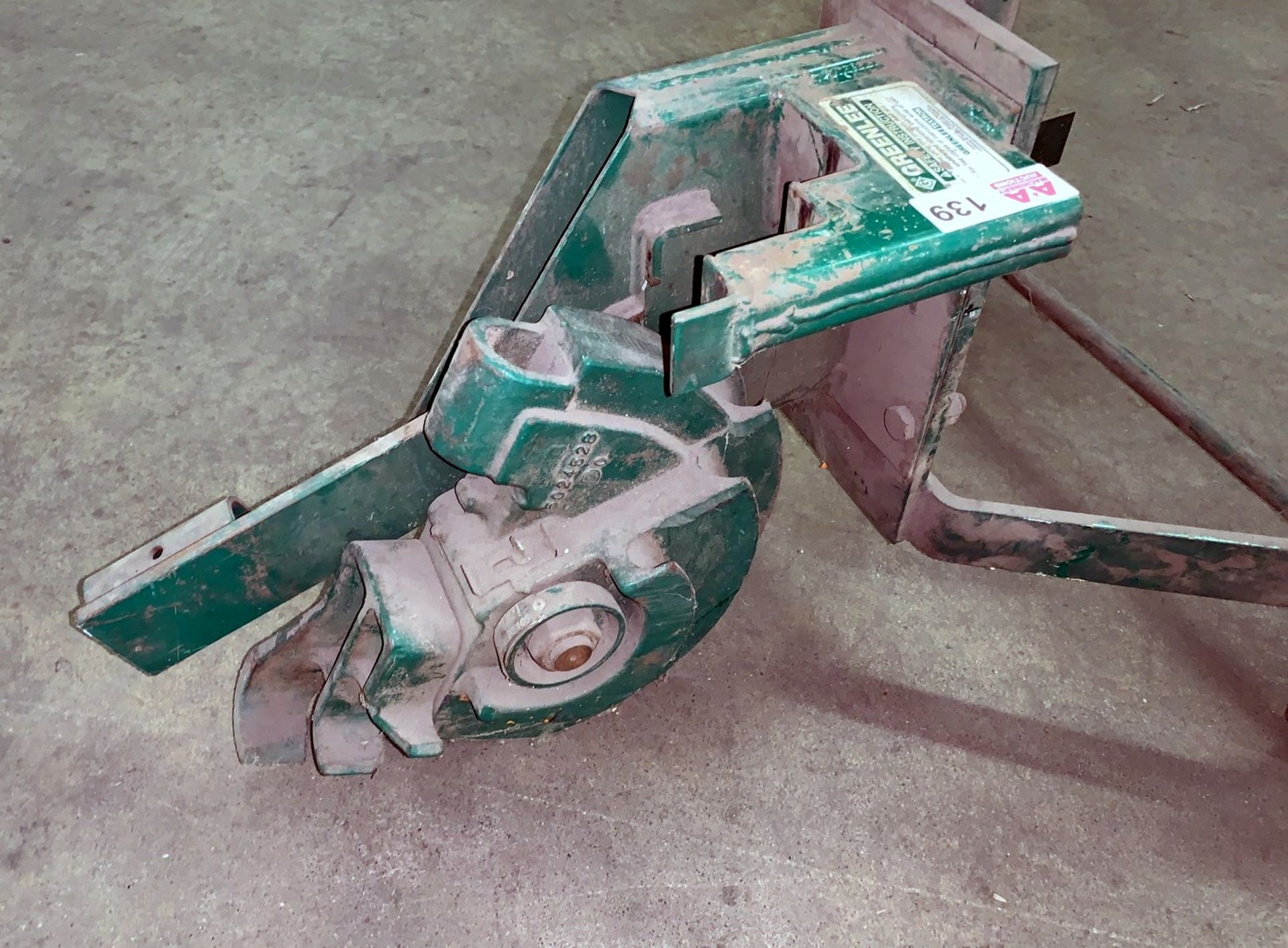 Greenlee Mdl. 1800 Mechanical Bender for 1/2", 3/4" and 1" Rigid Steel and Aluminum Conduit (All - Image 3 of 4