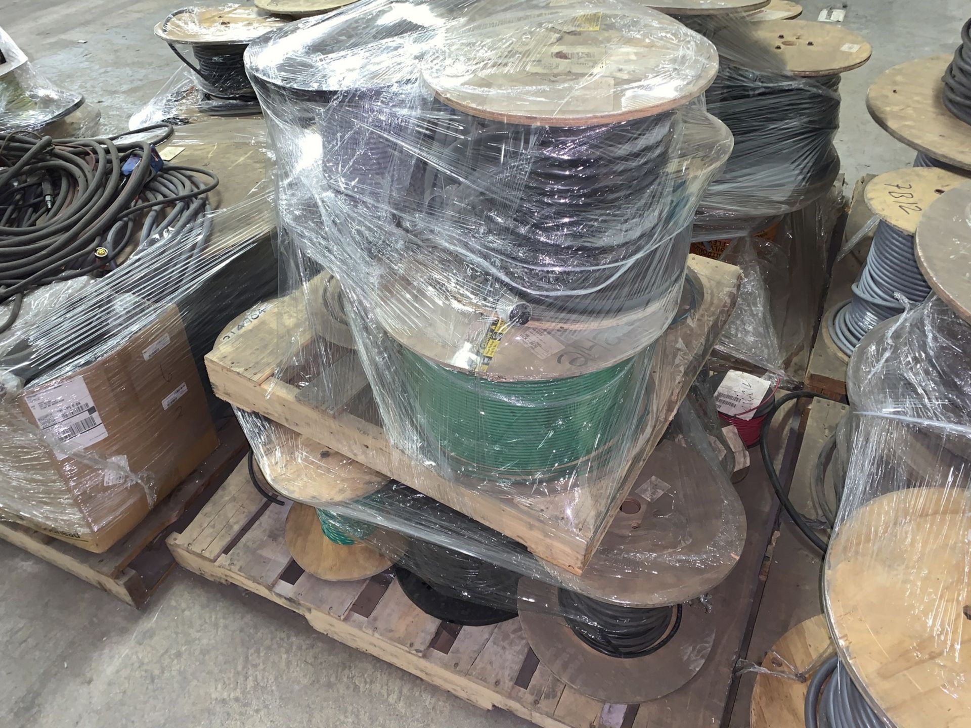 Lot with (7) Pallets including Various Spools of Wire and Cable (All Items MUST be Removed by - Image 9 of 12