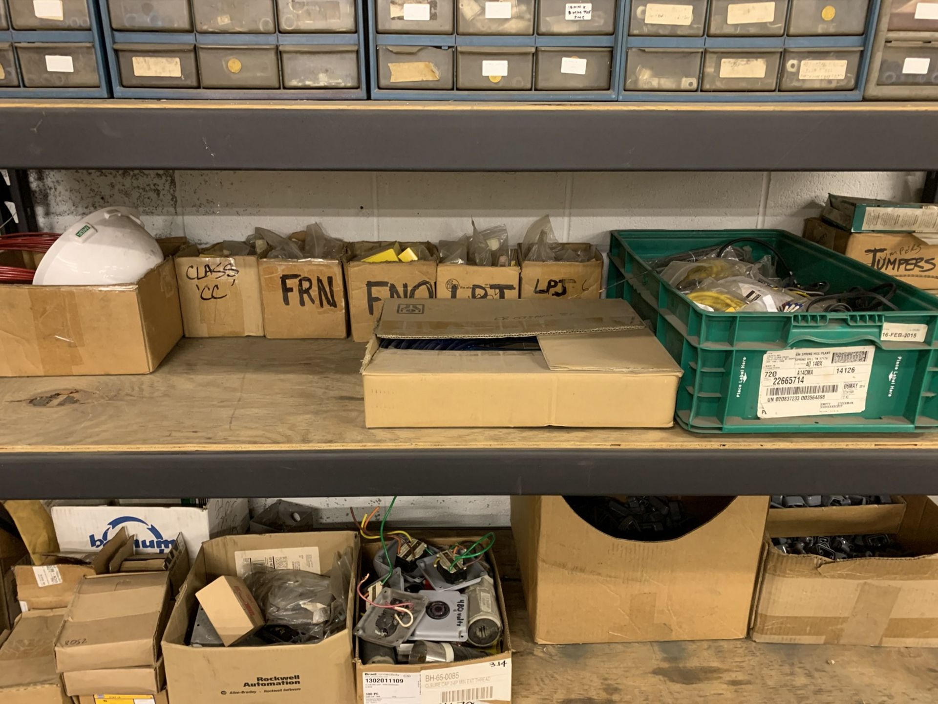 Contents of Shelving in Electrical and Plumbing Storage Area including Disconnects, Pipe Fittings, - Image 8 of 21