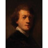 After Rembrandt (19th century)Self portrait with gorgetOil on canvas, 37 x 28.9 cmProvenance: