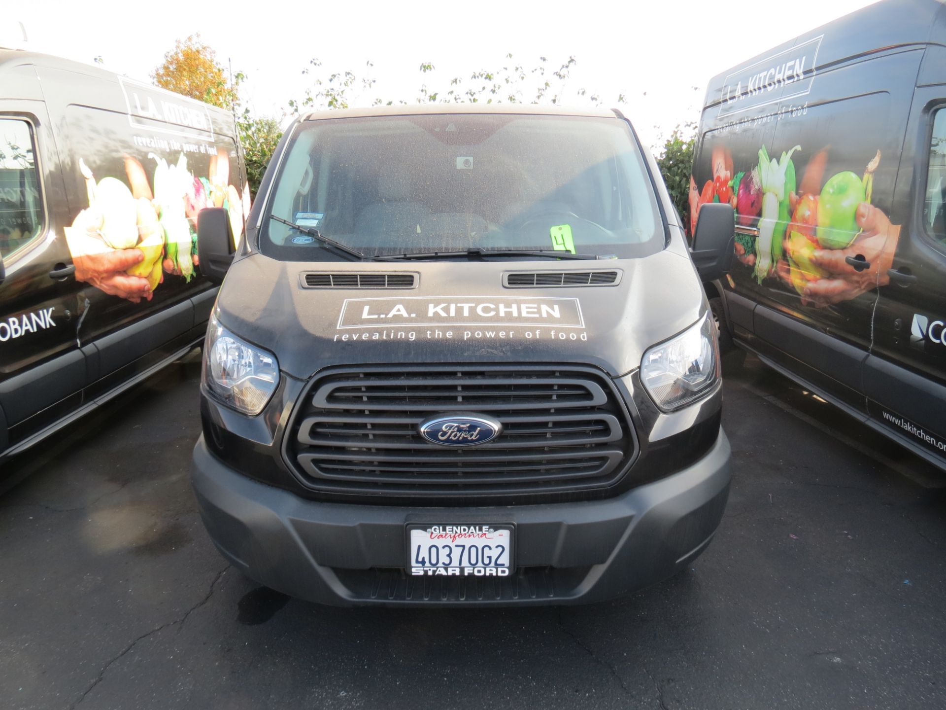 2017, FORD TRANSIT 150 PASSENGER/CARGO VAN, LOW ROOF, SLIDING DOOR, CUSTOM WRAP, MILES 1,433, VIN: - Image 2 of 5