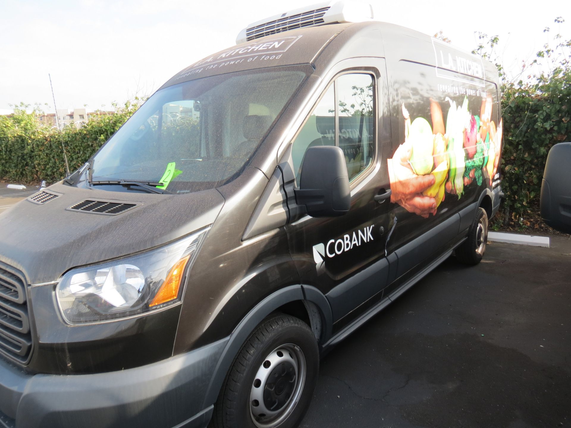 2015, FORD TRANSIT 250 REFRIGERATED VAN, HIGH ROOF, SLIDING DOOR, CUSTOM WRAP, 14,223 MILES, VIN: - Image 6 of 6